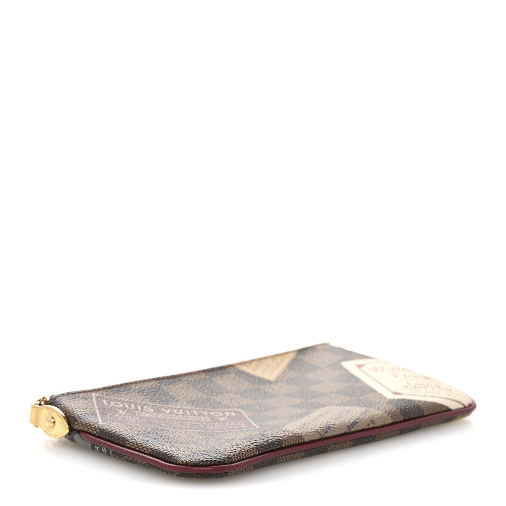 Damier Ebene Trunks Labels Pochette Milla MM