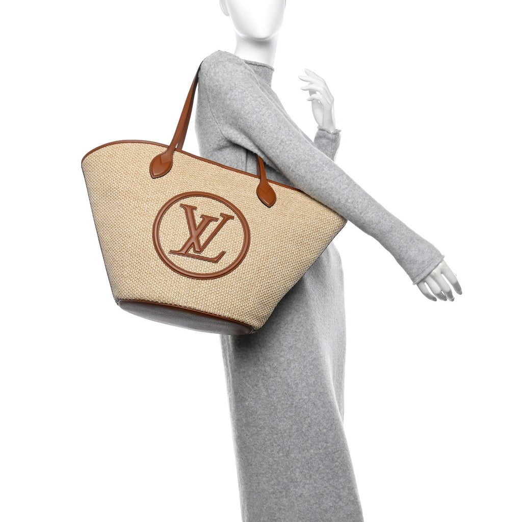 Raffia Saint Jacques Tote Caramel