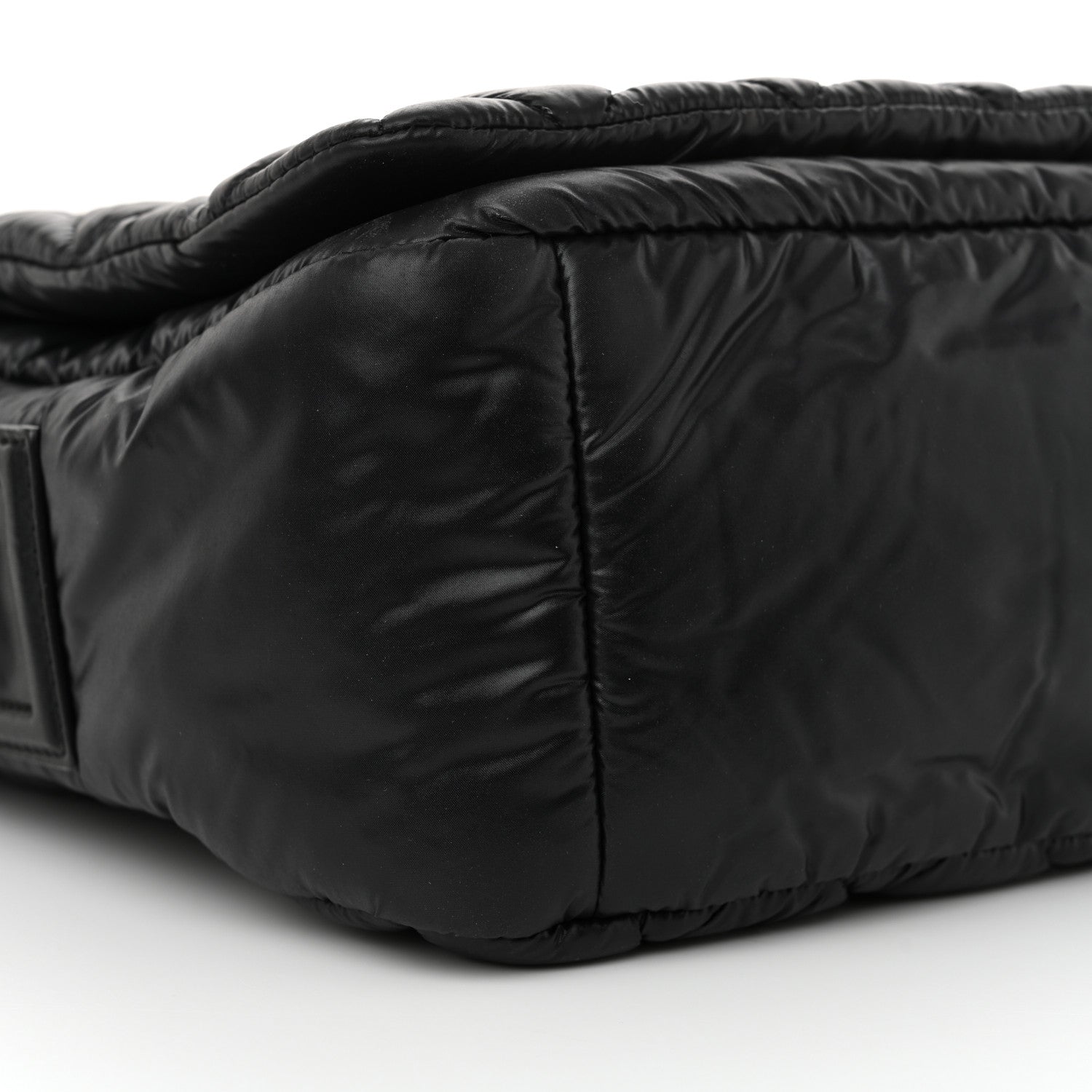 Nylon Small Coco Cocoon Messenger Bag Black