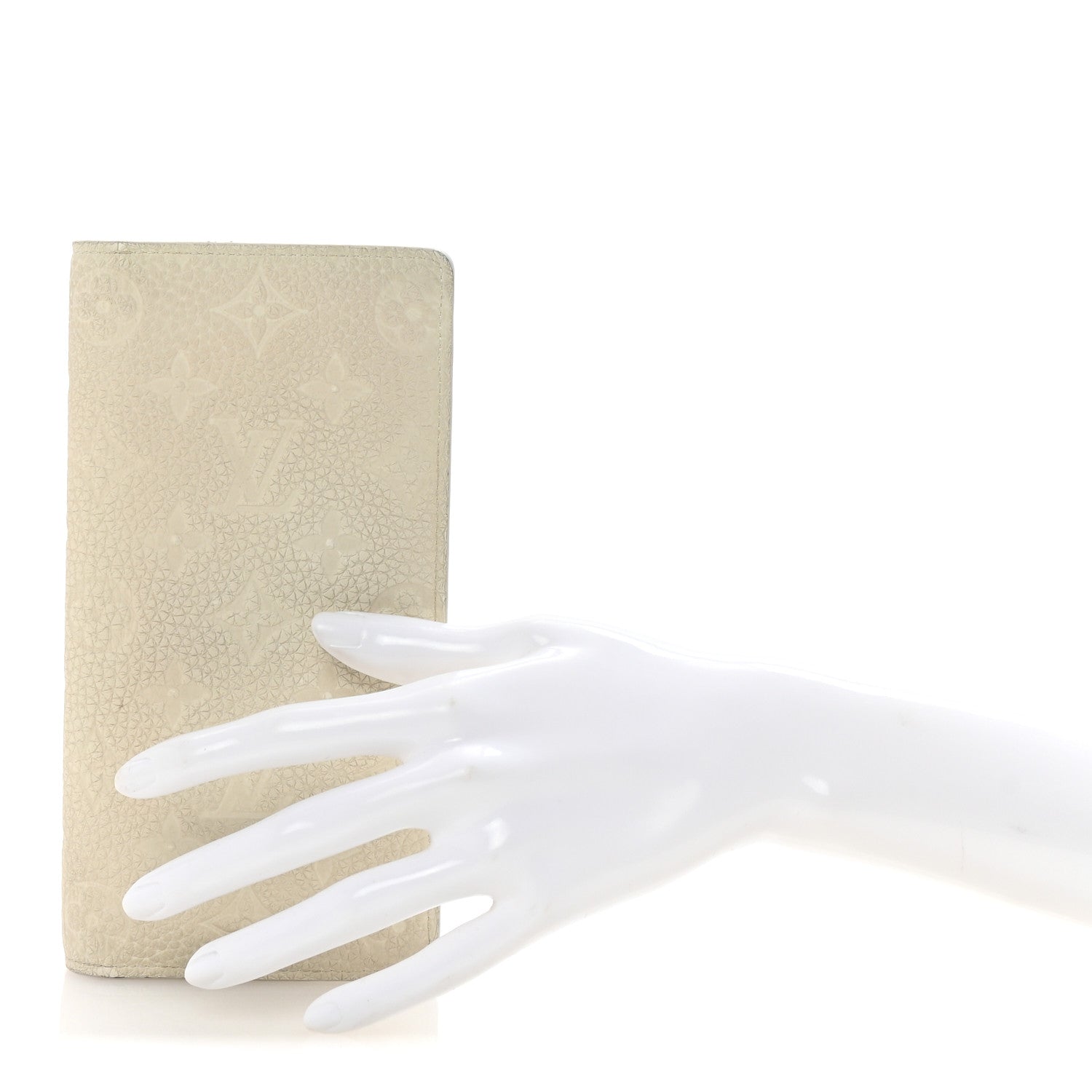 Taurillon Monogram Brazza Wallet White