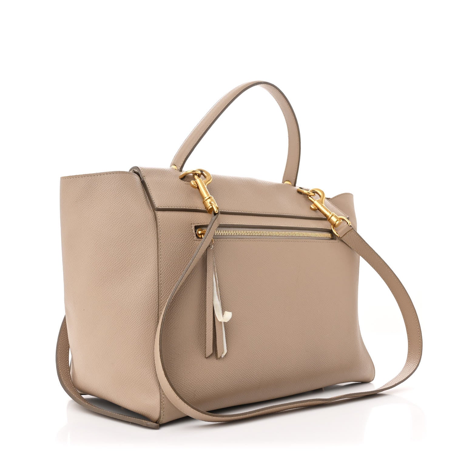 Grained Calfskin Mini Belt Bag Light Taupe