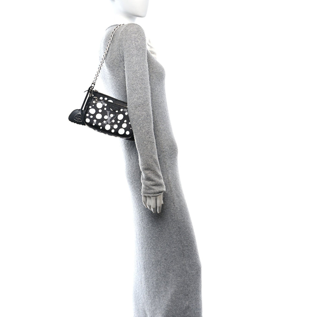 LV X YK Empreinte Multi Pochette Accessories Black White