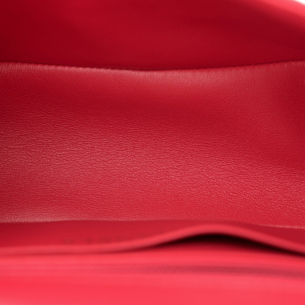 Aged Calfskin Quilted 2.55 Reissue Mini Flap Red