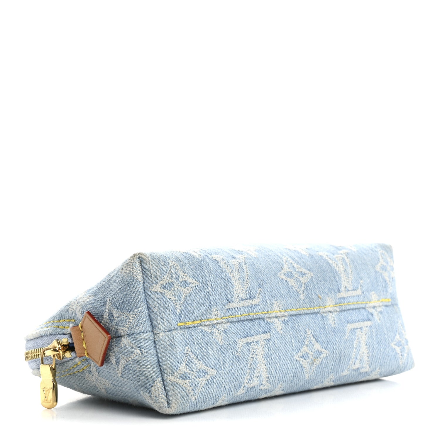 Denim Monogram Pochette Cosmetique PM Sky Blue