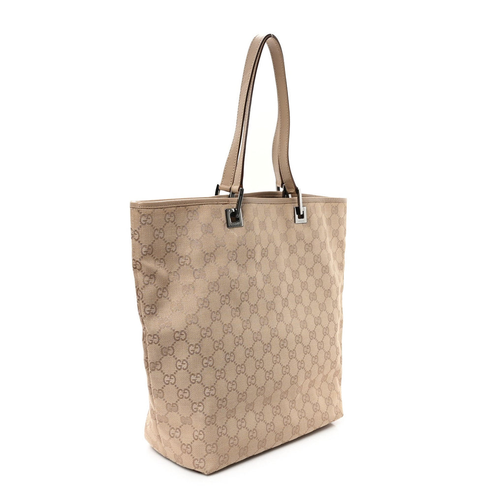 Monogram Bucket Tote Beige