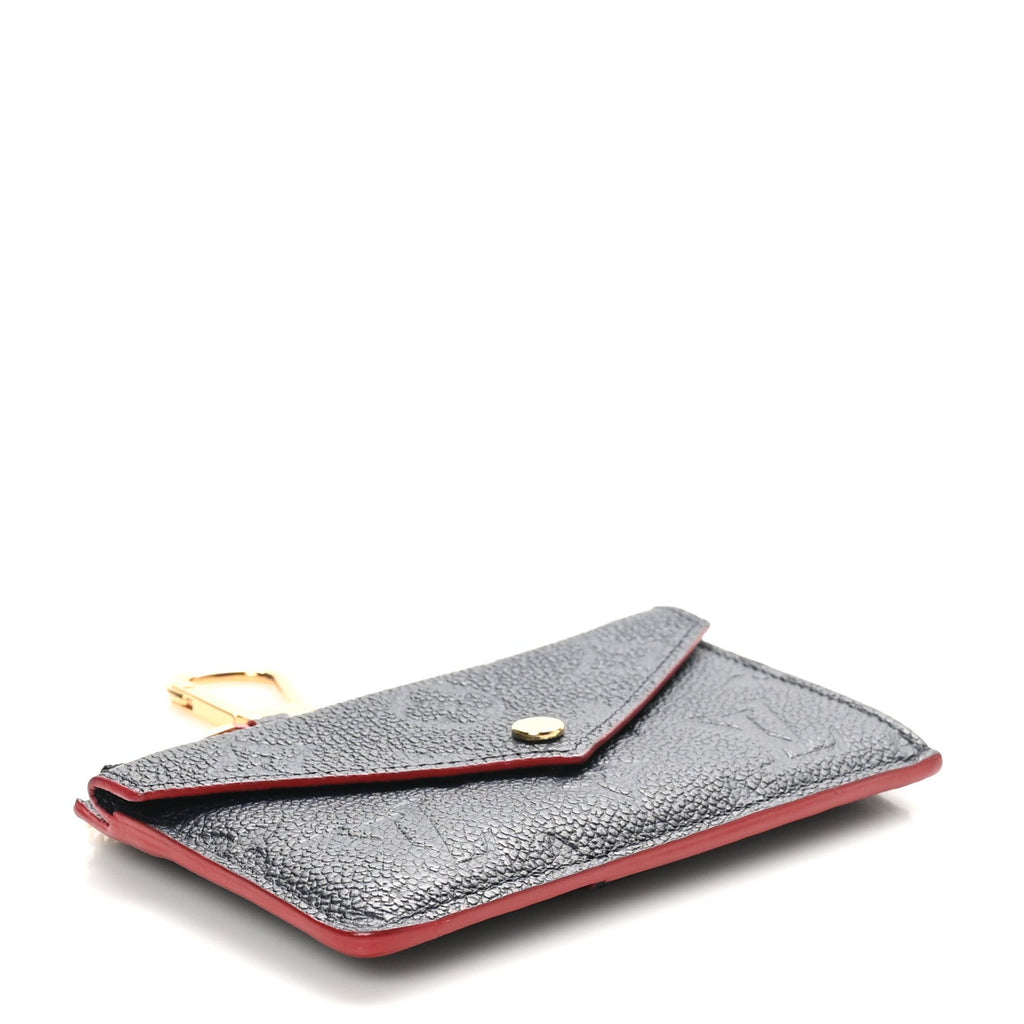 Empreinte Recto Verso  Holder Marine Rouge