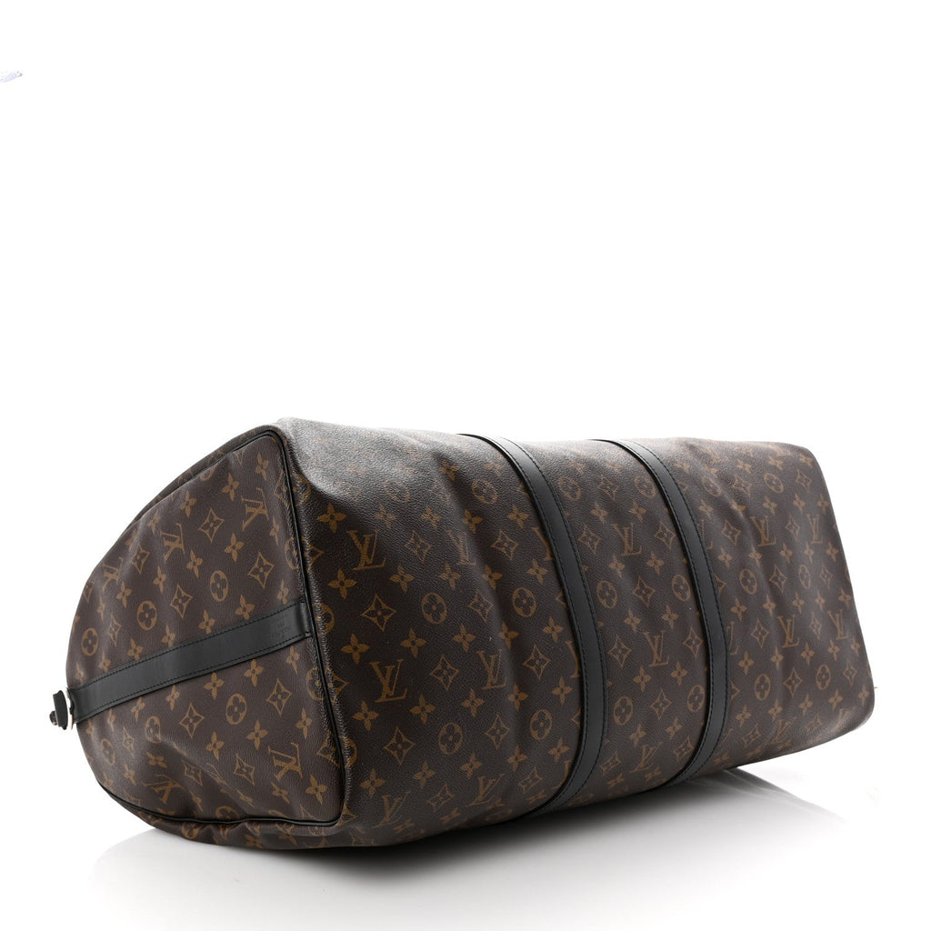 Monogram Macassar Keepall Bandouliere 55