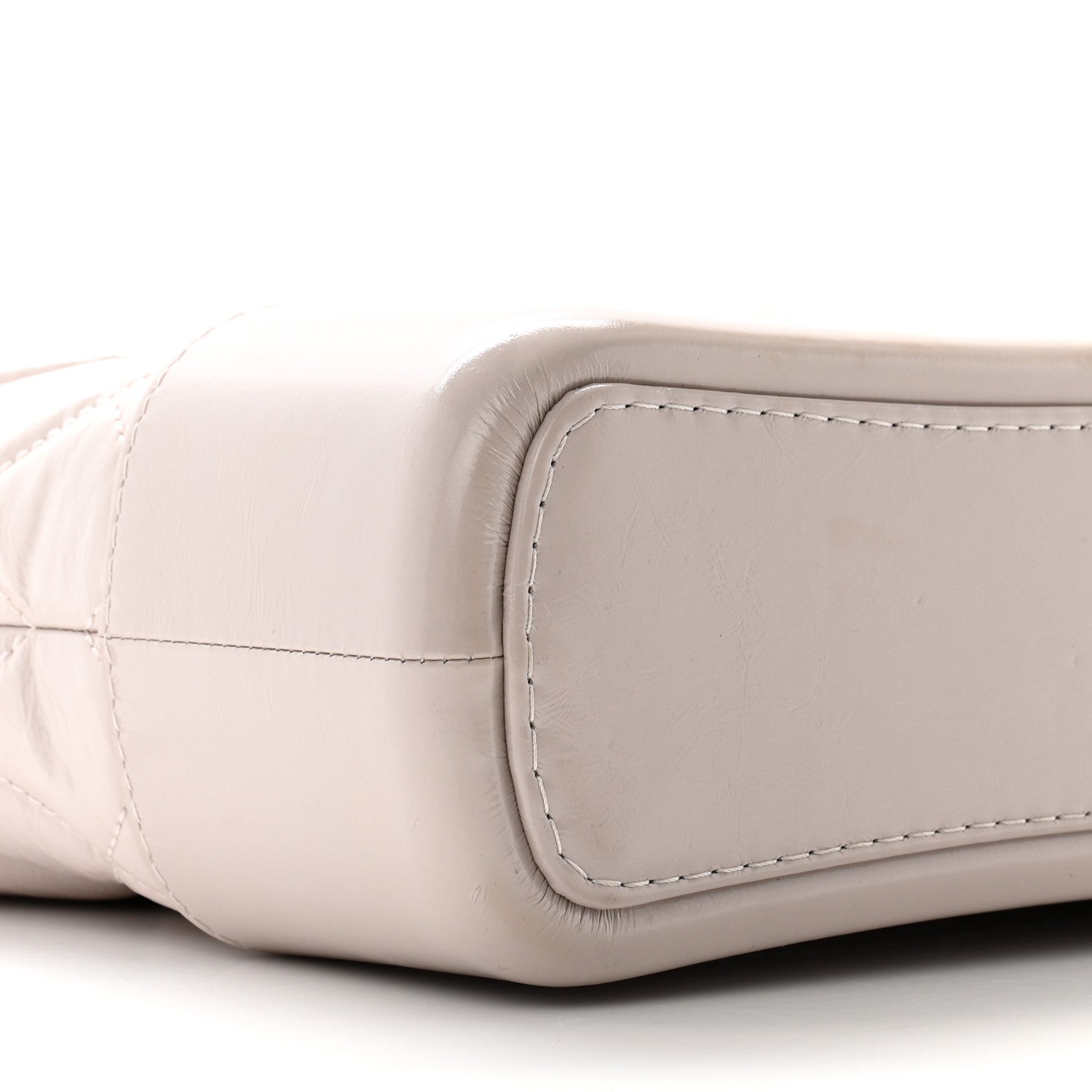 Aged Calfskin Quilted New Medium Gabrielle Hobo Light Purple
