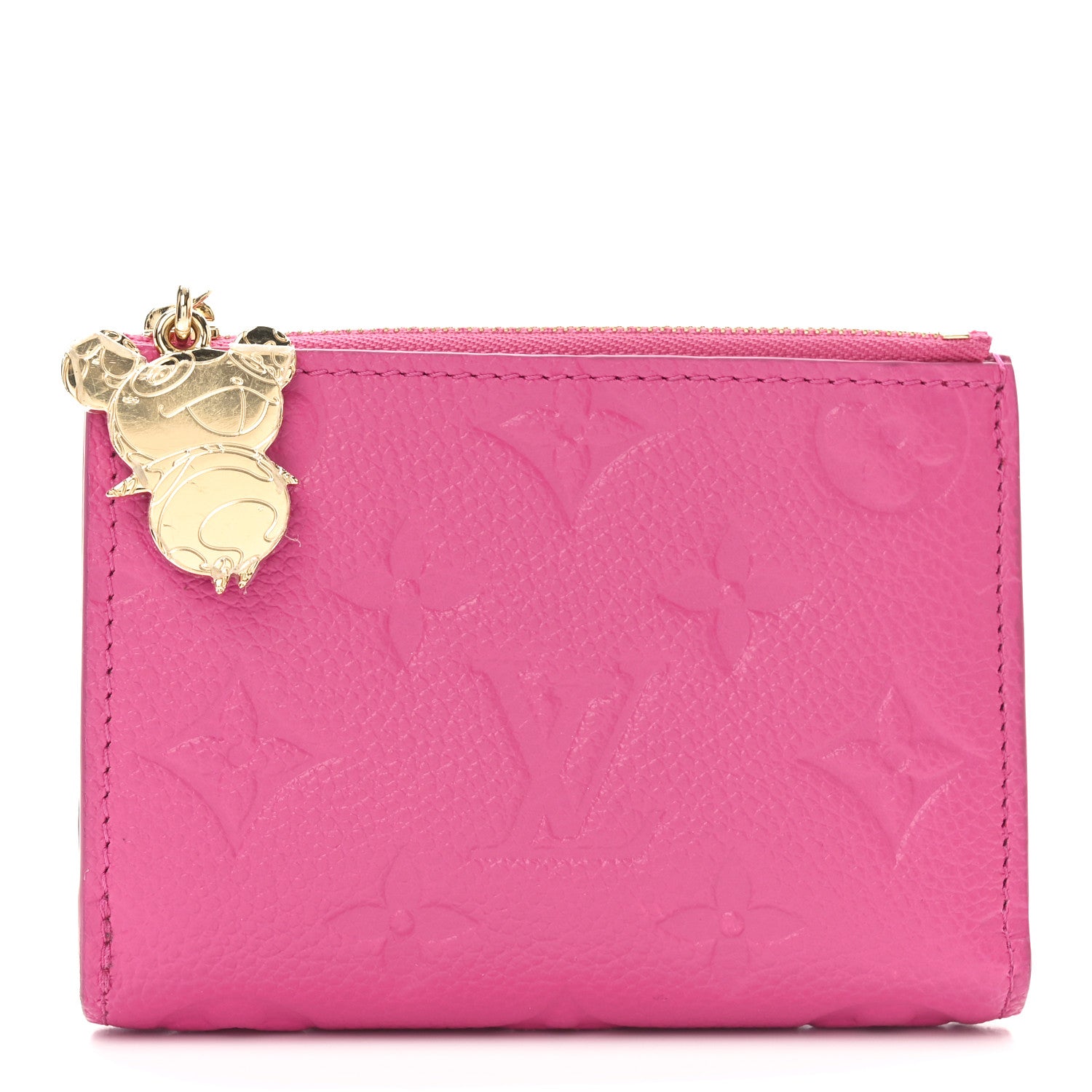 LV X TM Empreinte Monogram Lisa Wallet Kawaii Pink