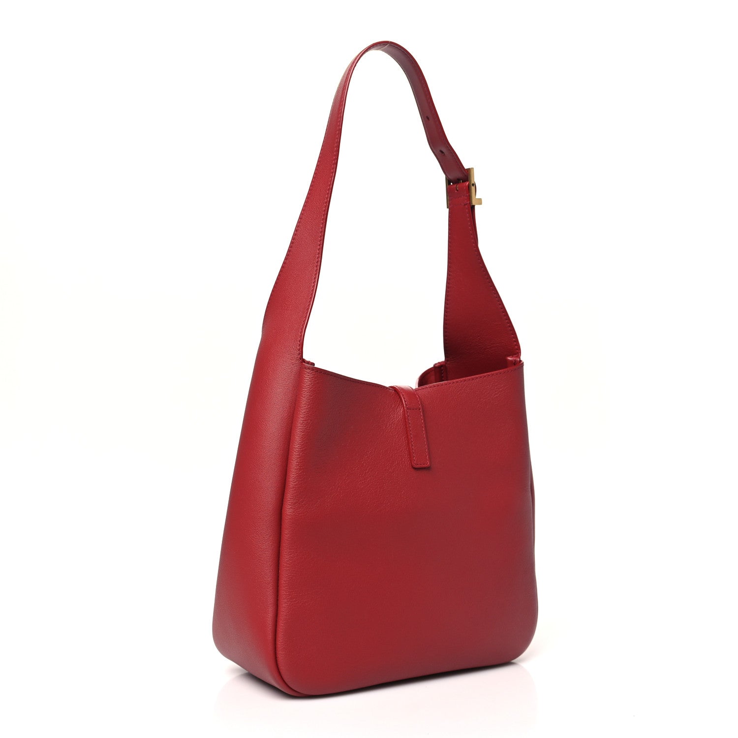 Grained Calfskin Small Le 5 A 7 Soft Hobo Rouge Legion