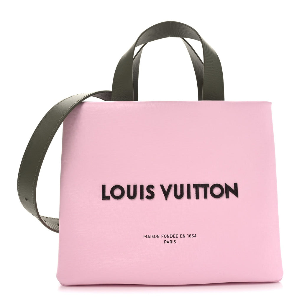 Cowhide Mini Shopper Tote Pink