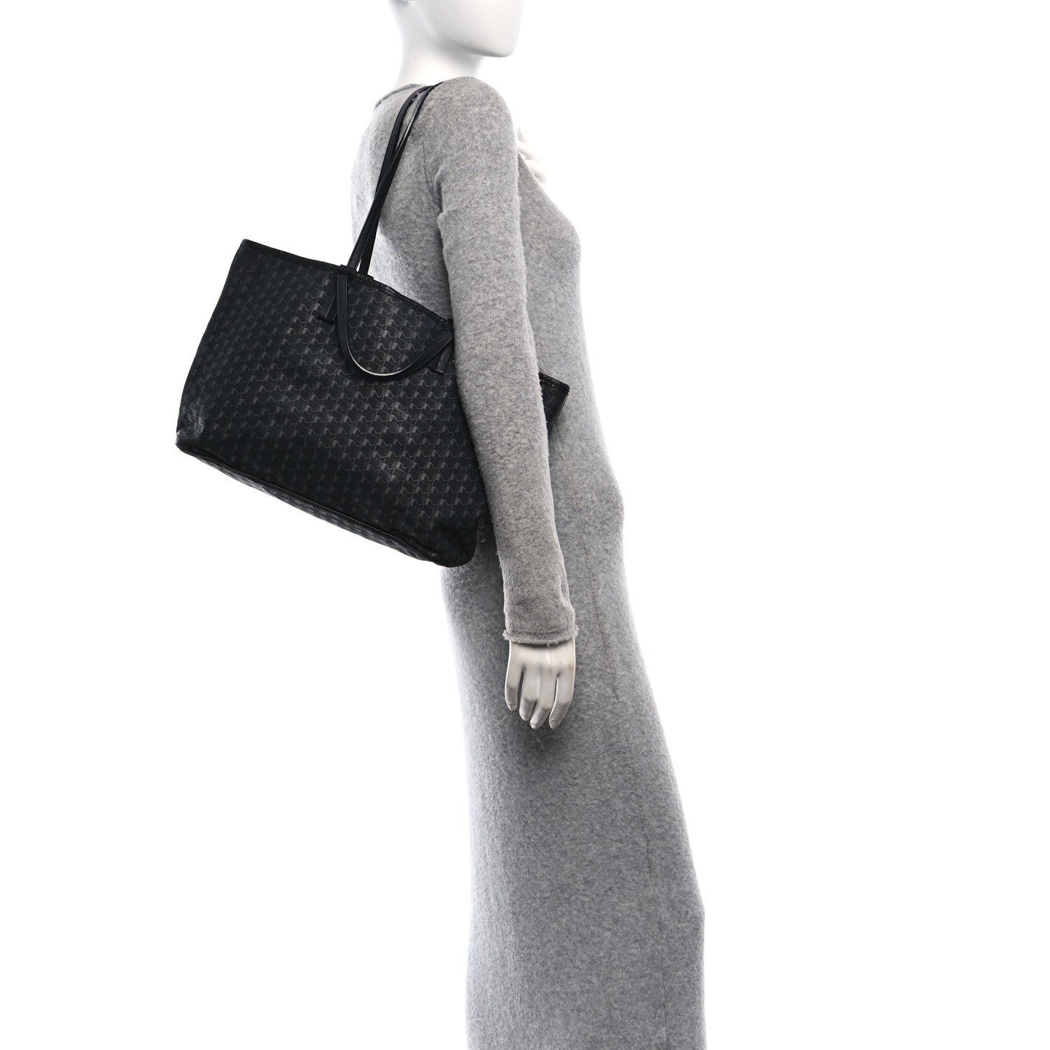 Calfskin Canvas 1920 M Monogram MM Tote Black Multicolor