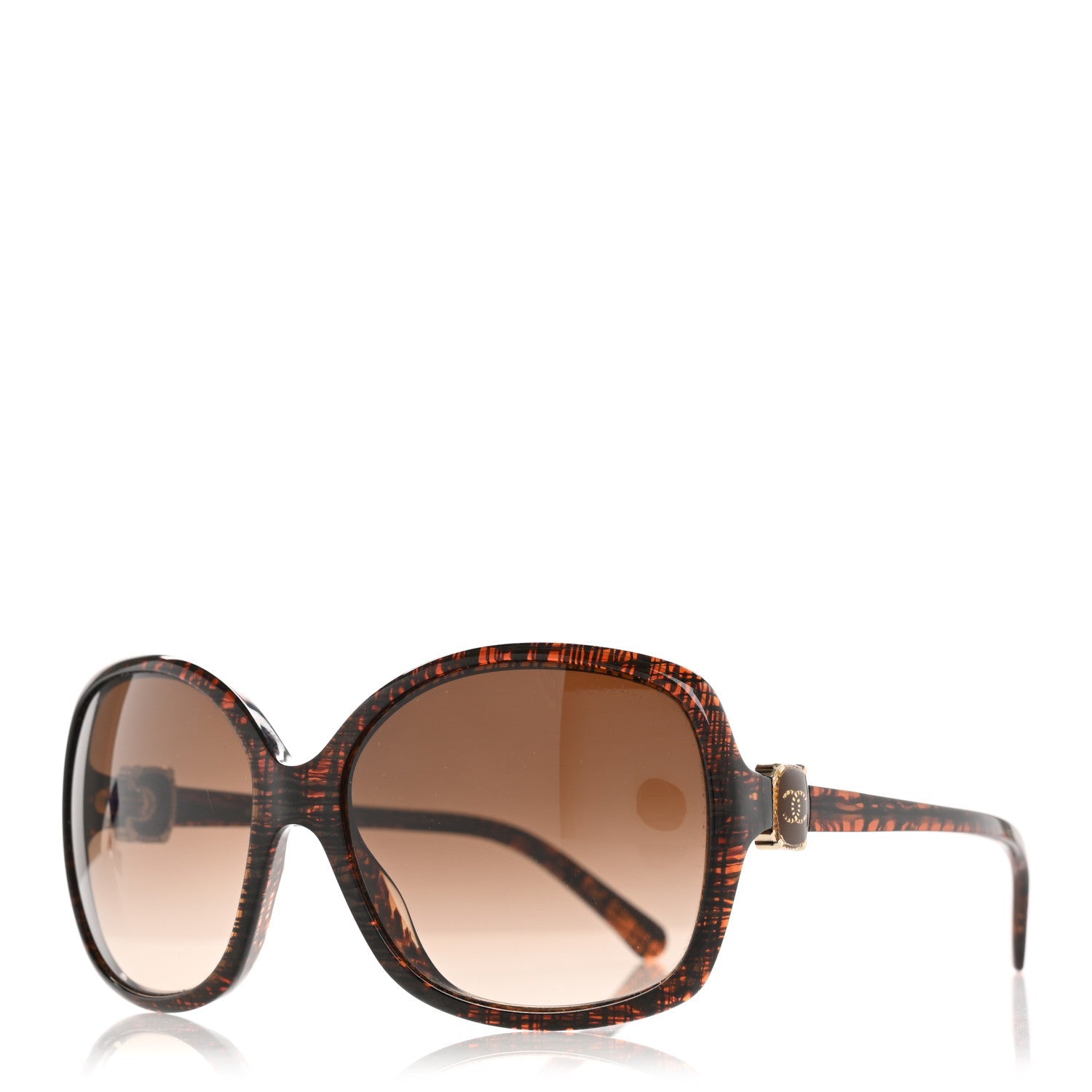 CC Tweed Effect Sunglasses 5174 Brown