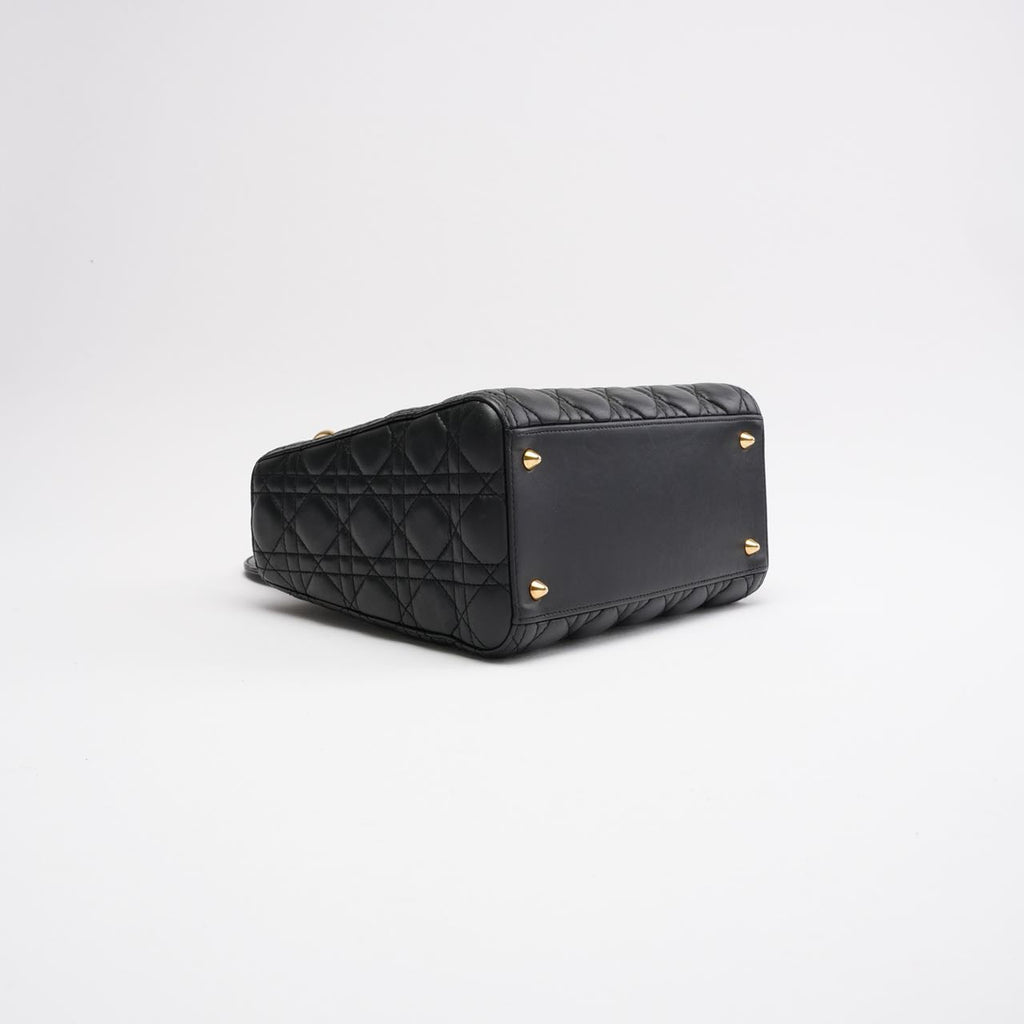 Dior Lady Dior Medium Bag Black Cannage classic