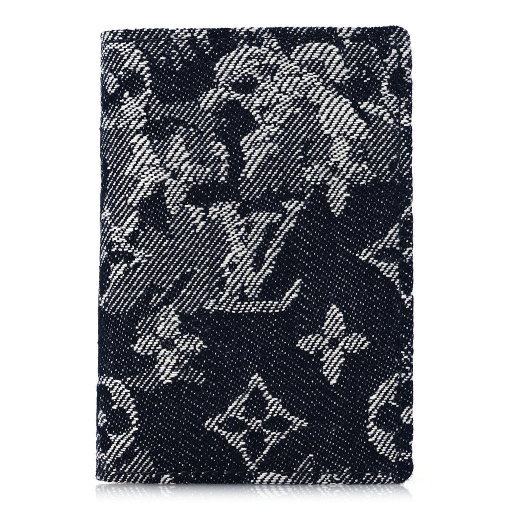 Monogram Tapestry Pocket Organizer Bleu