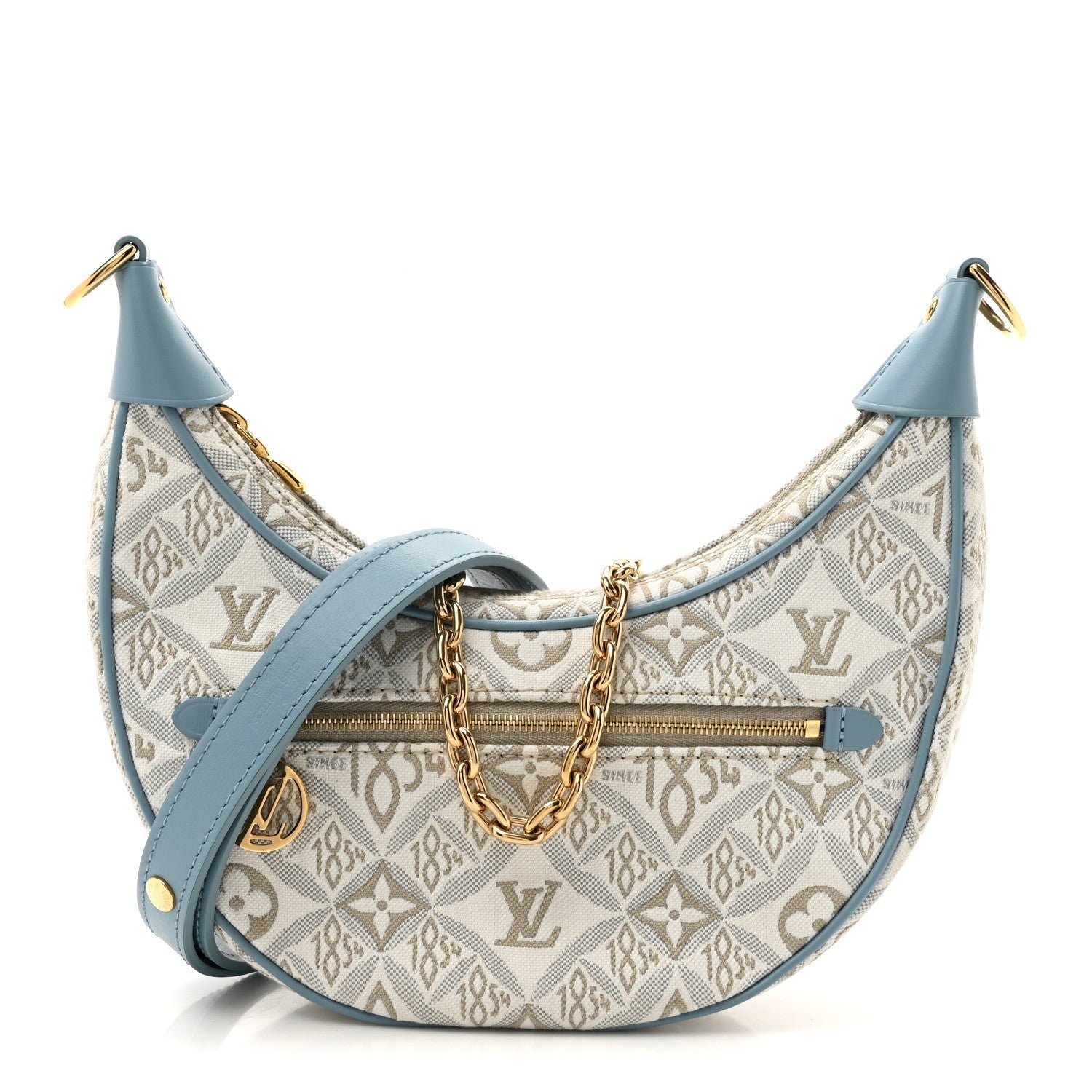 Jacquard Since 1854 Loop White Blue