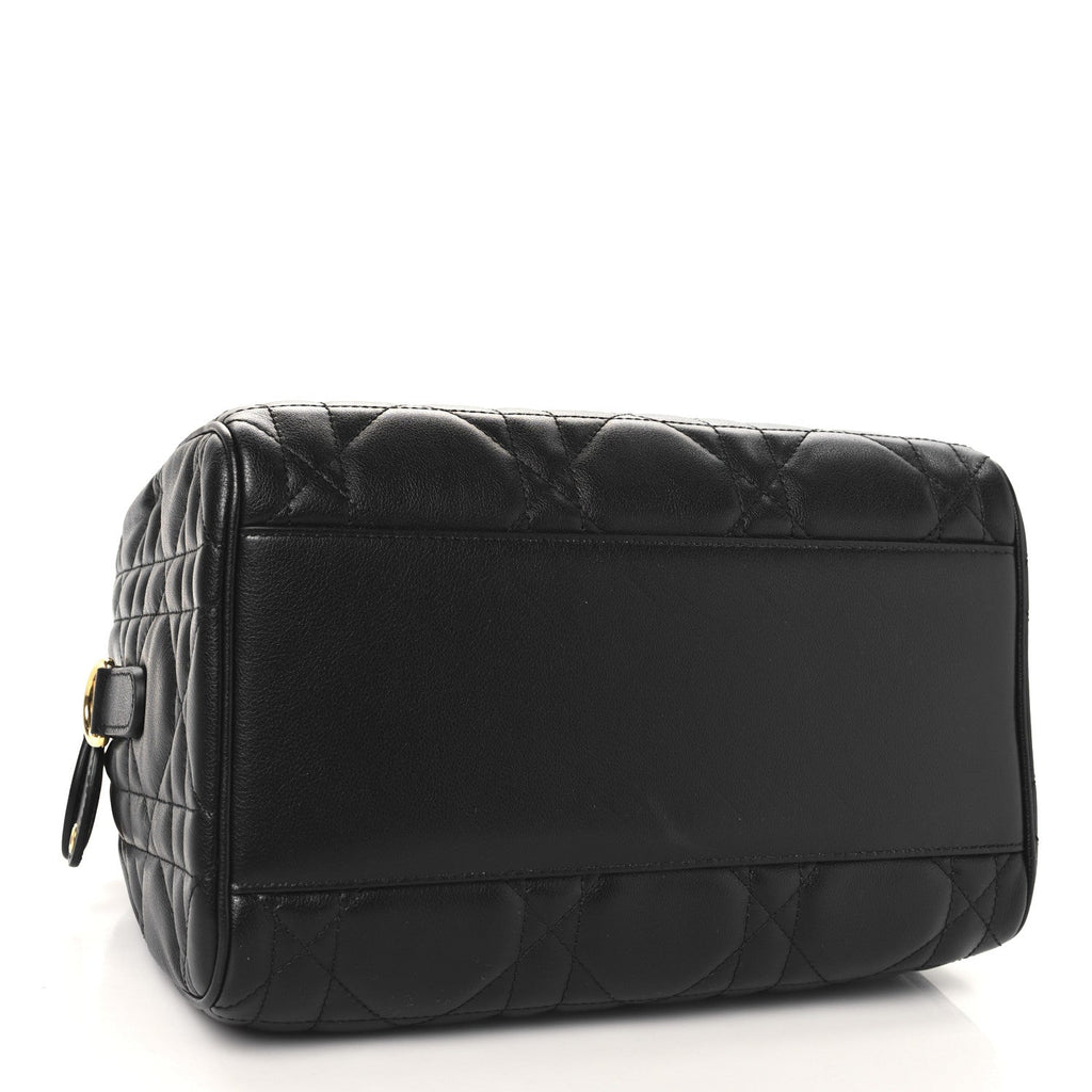 Calfskin Macrocannage Groove 25 Bag Black