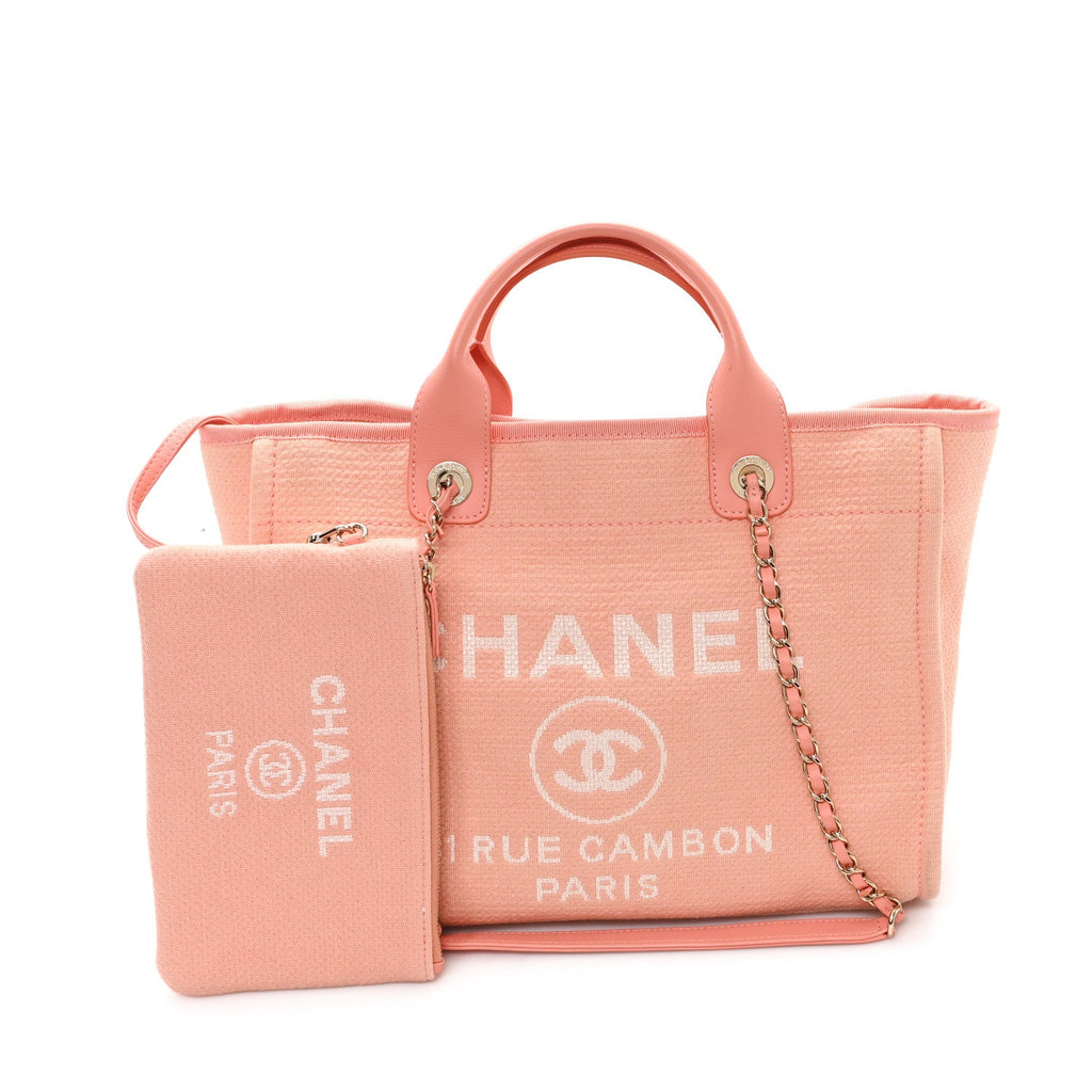 Mixed Fibers Small Deauville Tote Light Orange