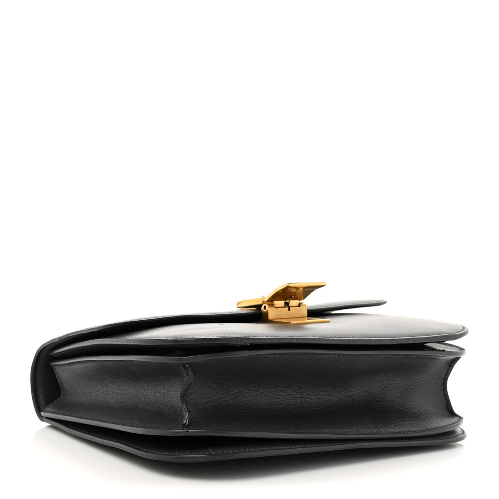 Box Calfskin Medium Classic Box Flap Bag Anthracite