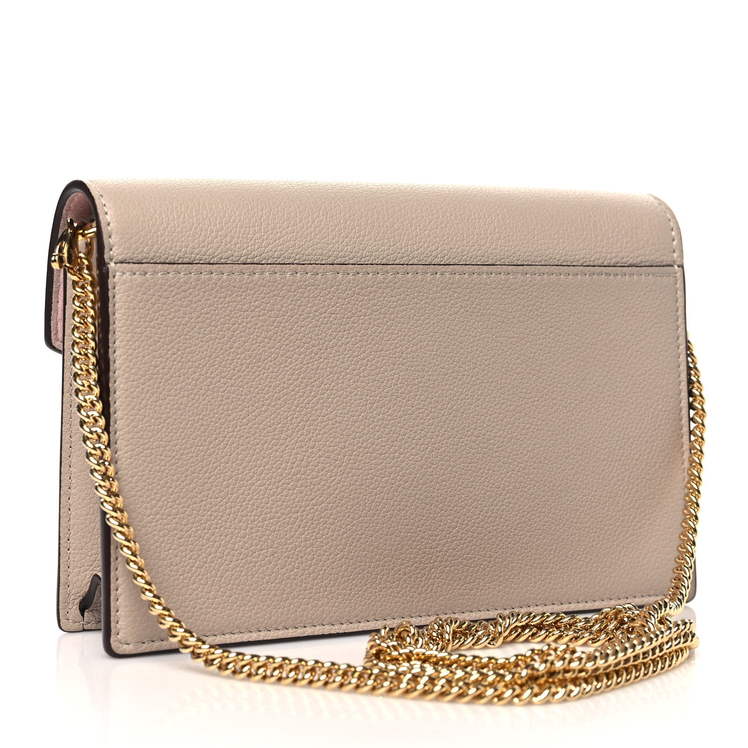 Soft Calfskin My Lockme Chain Pochette Greige