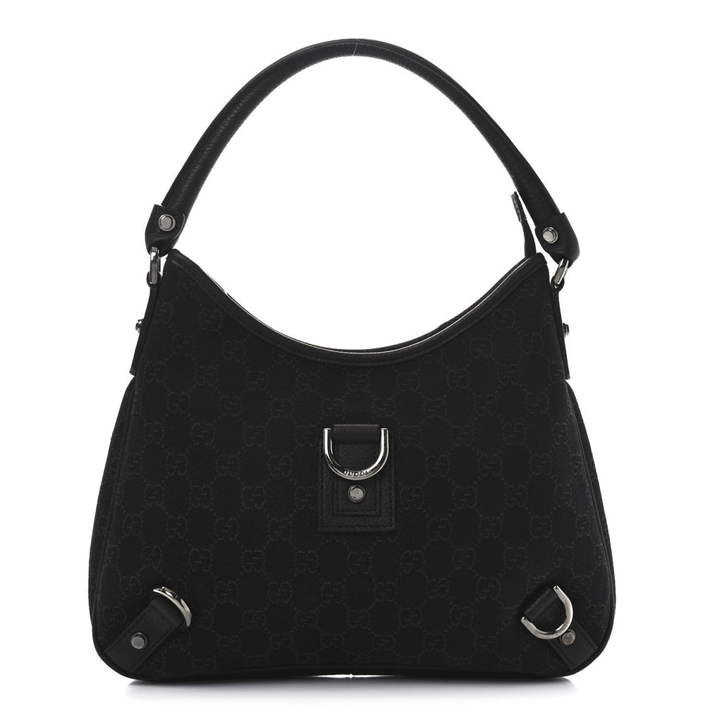 Denim Monogram Abbey D Ring Hobo Brown