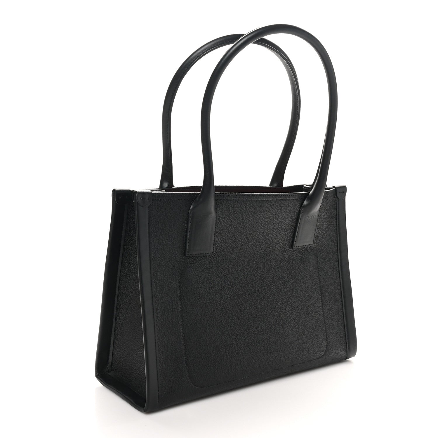 Calfskin Empire Small By My Side Tote Black