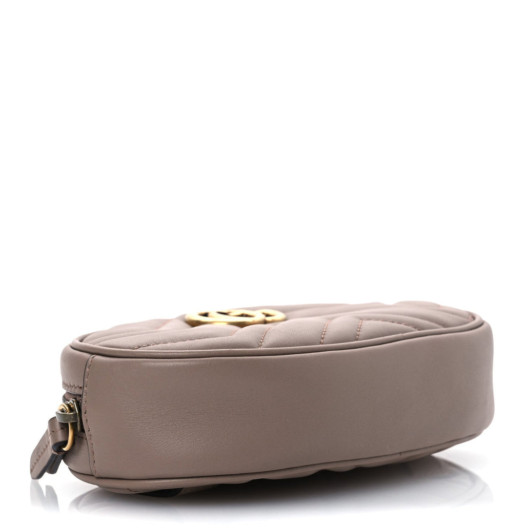 Calfskin Matelasse GG Marmont Belt Bag 75 30 Porcelain Rose