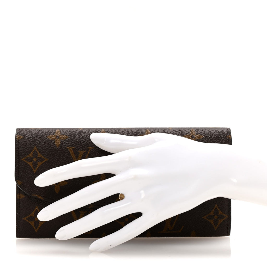 Monogram Emilie Wallet Rose Ballerine