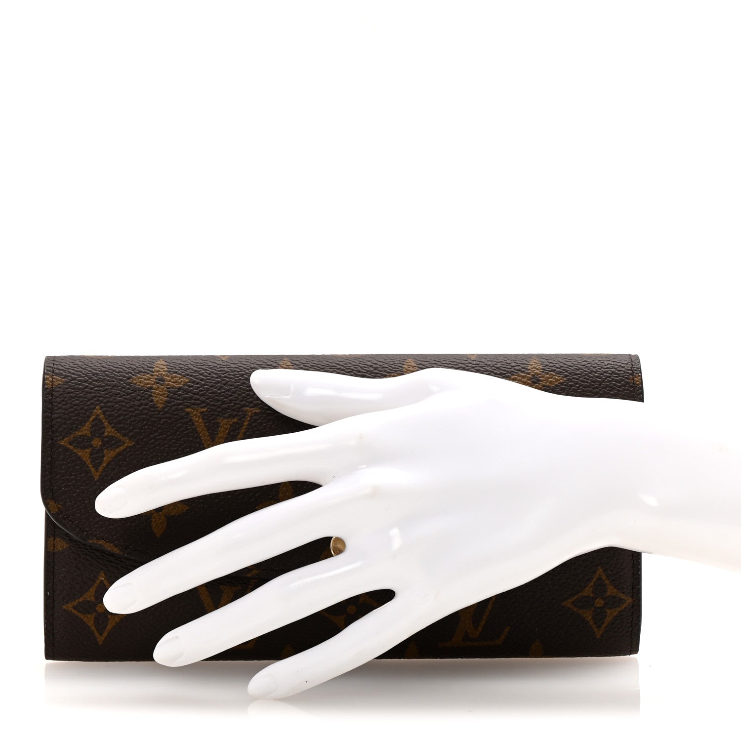 Monogram Emilie Wallet Rose Ballerine