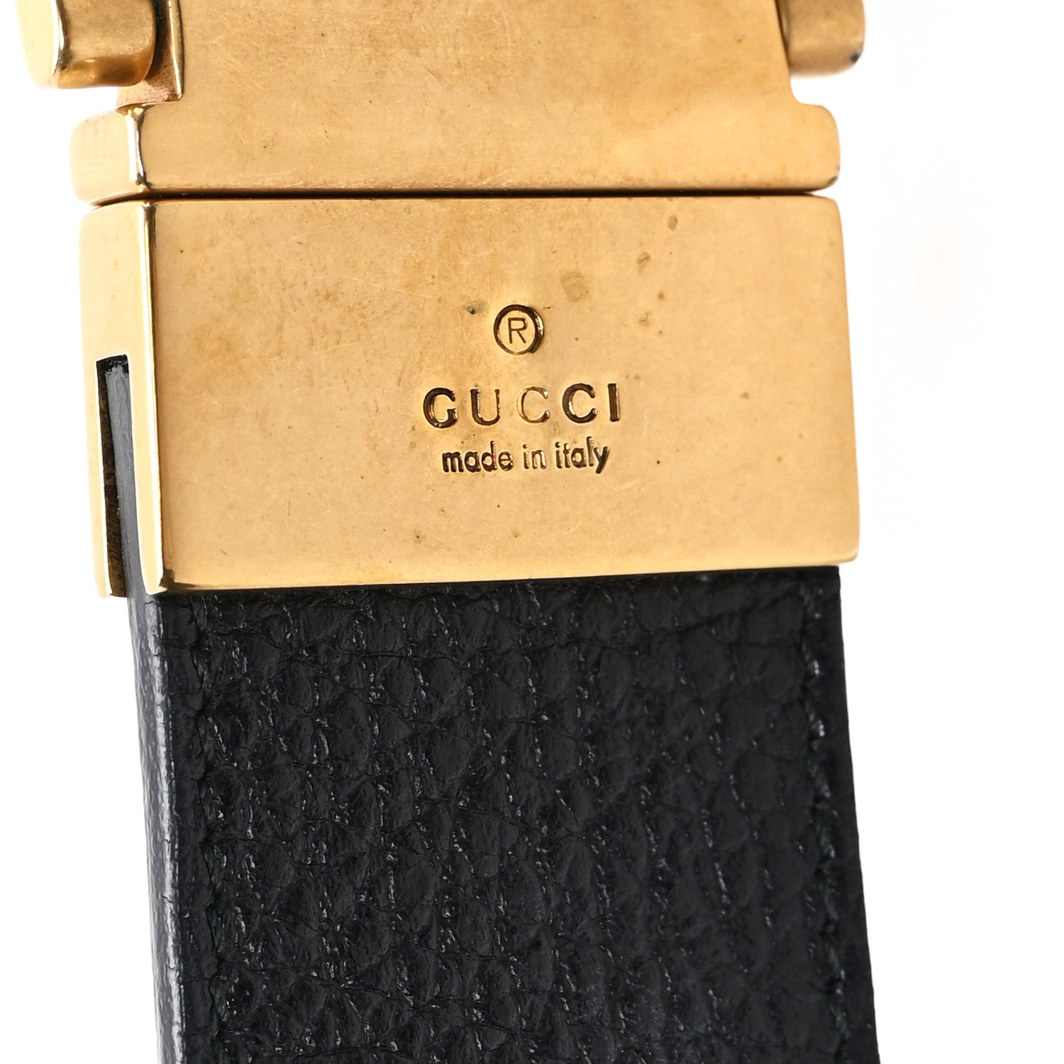 Calfskin Double G Reversible 37mm Belt 90 36 Black Cocoa