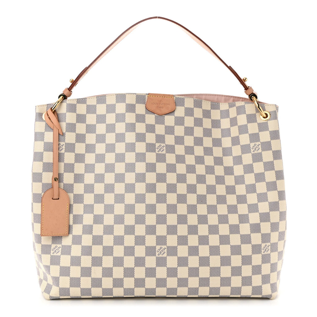 Damier Azur Graceful MM Rose Ballerine