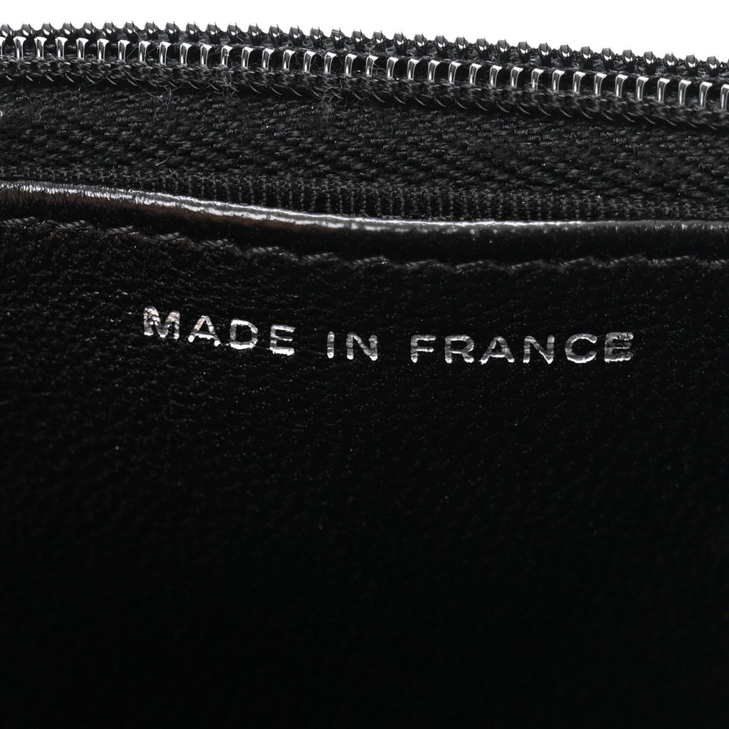 Lambskin Quilted Wallet On Chain WOC So Black