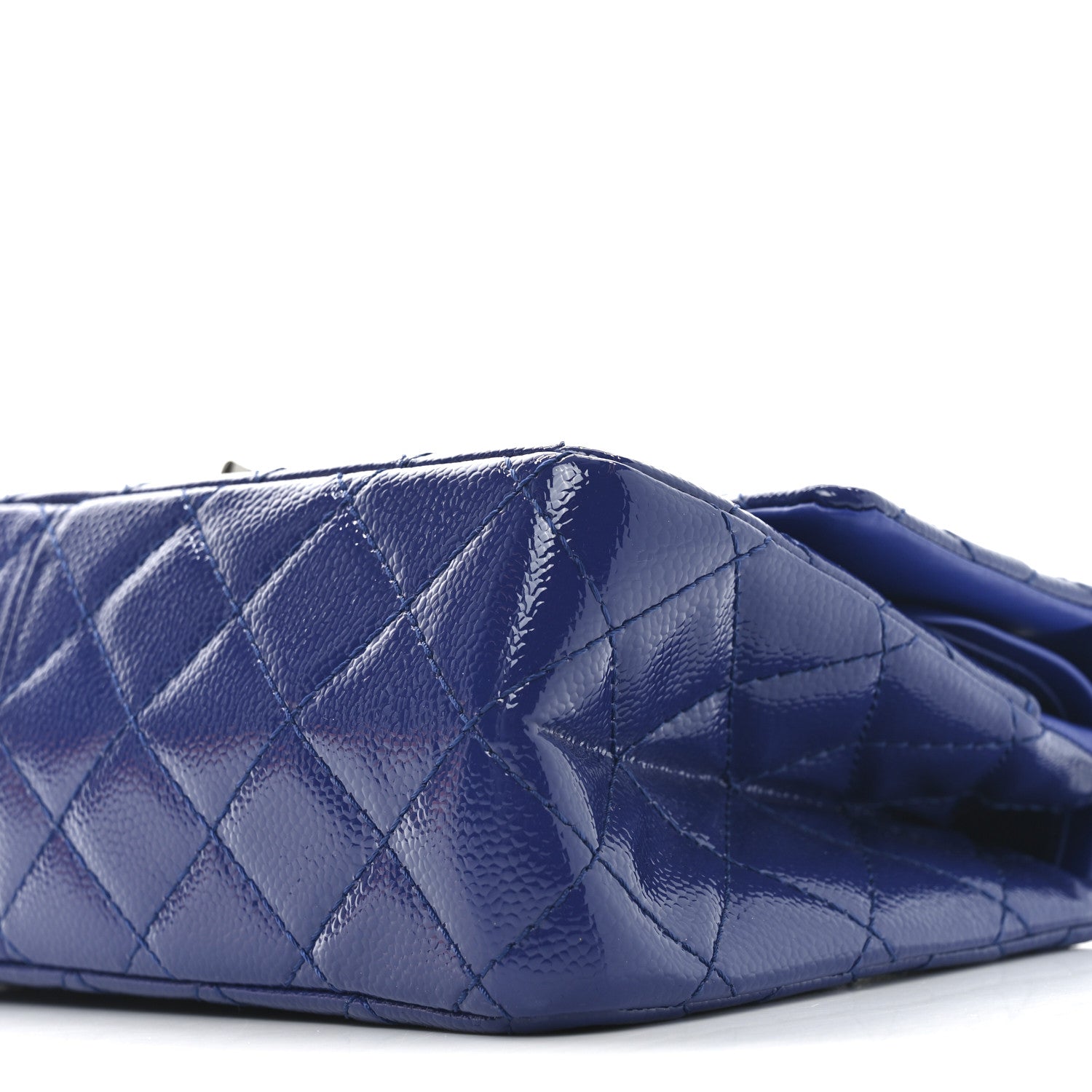 Patent Caviar Quilted 2.55 Reissue 226 Flap Navy Blue