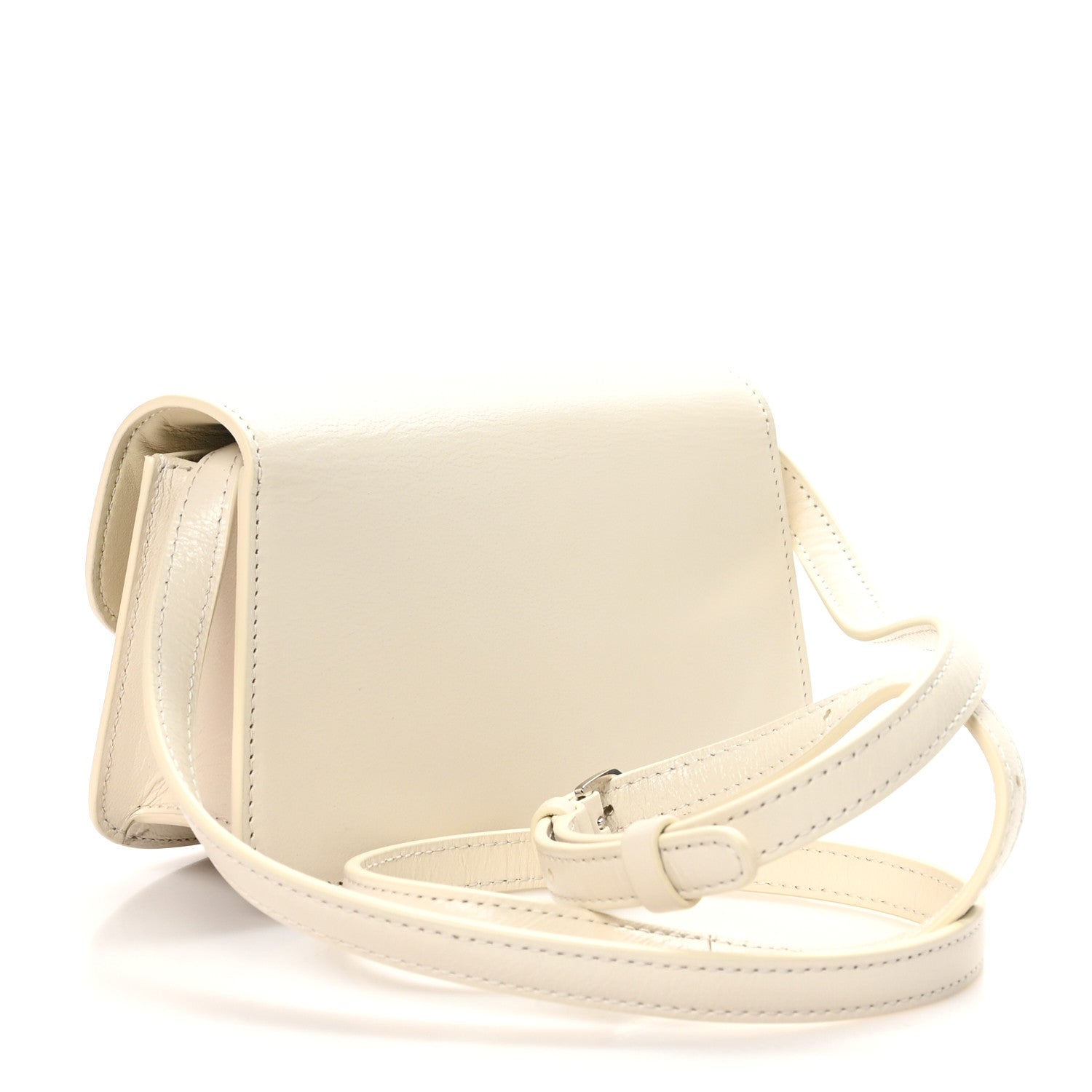 Smooth Calfskin The Sofia E/W Crossbody Ivory