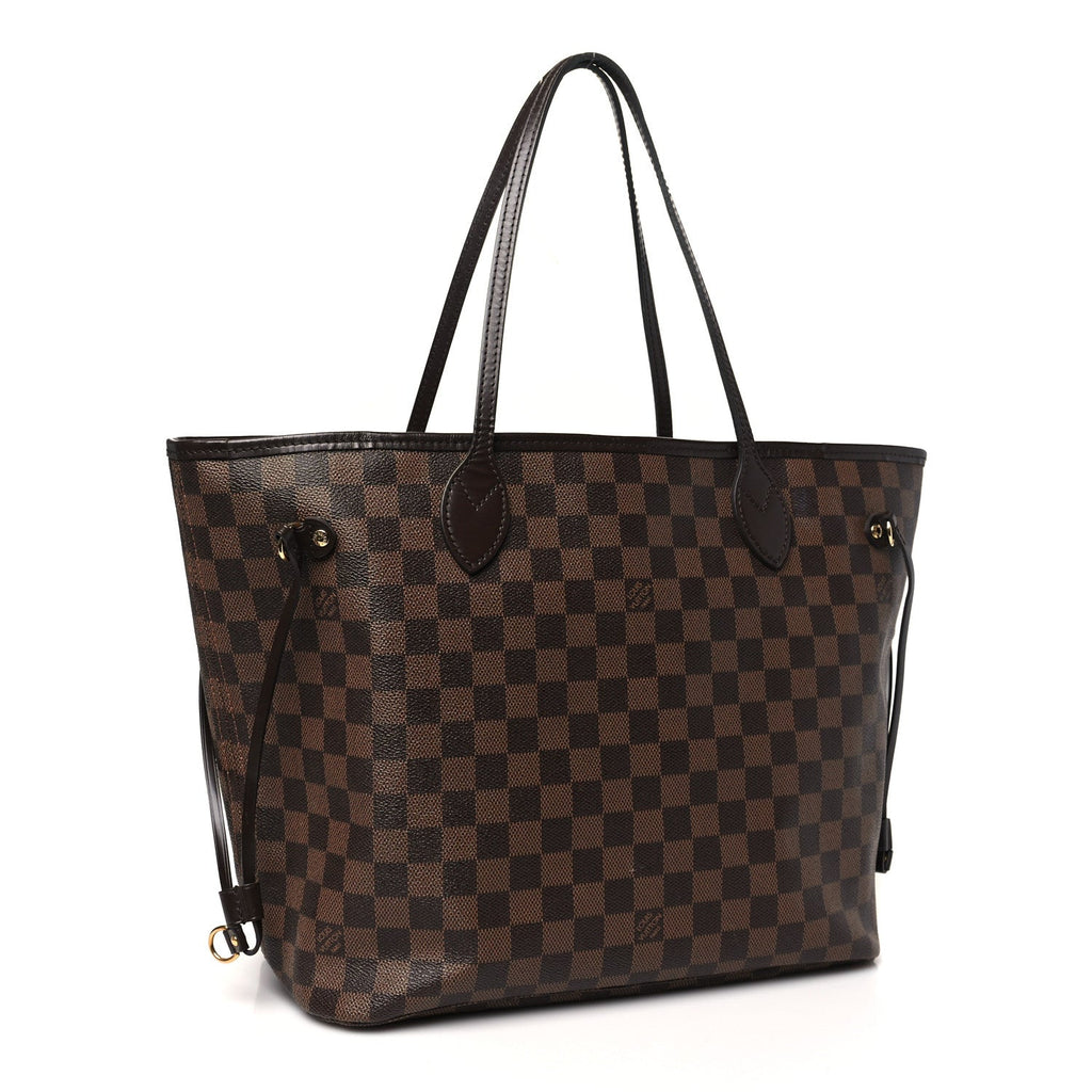 Damier Ebene Neo Neverfull MM Rose Ballerine