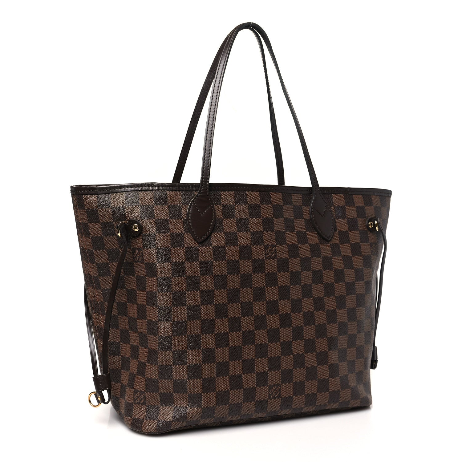 Damier Ebene Neo Neverfull MM Rose Ballerine