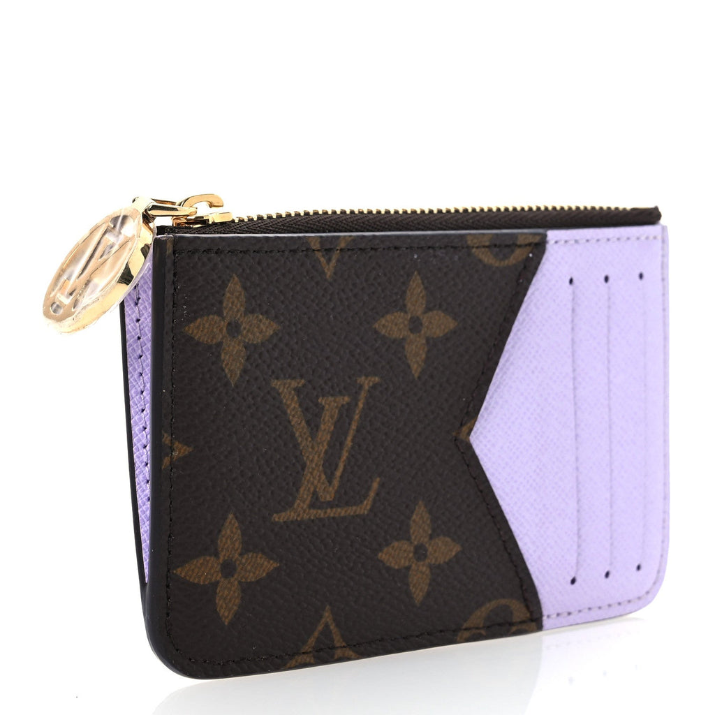 Monogram Zipped Romy  Holder Bubble Tea