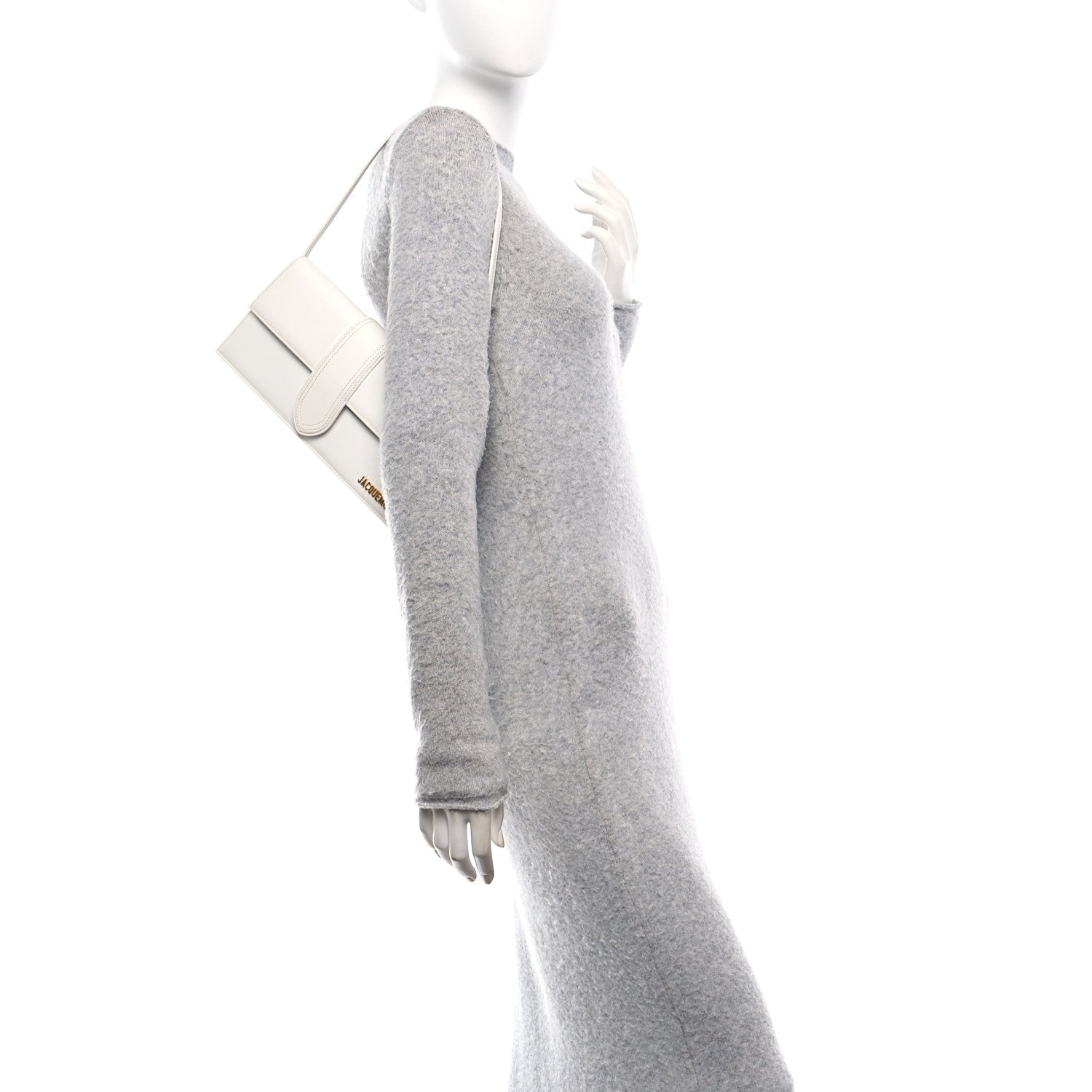 Smooth Calfskin Le Bambino Long White