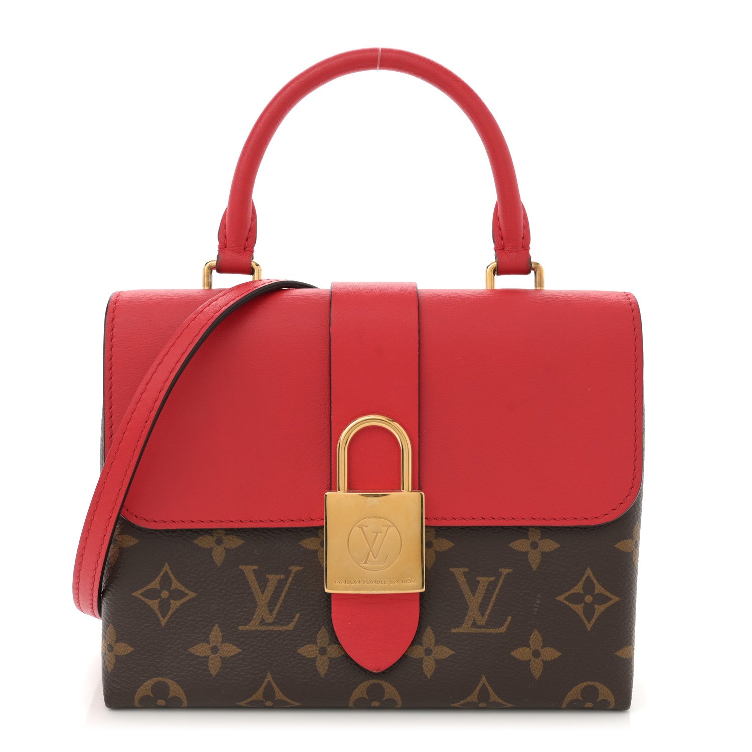 Monogram Locky BB Coquelicot