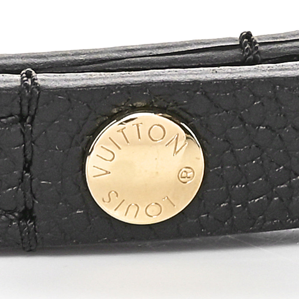 Calfskin Buci Shoulder Strap Black