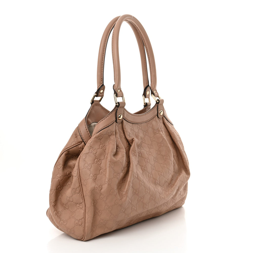 Guccissima Signature Medium Sukey Tote Winter Rose