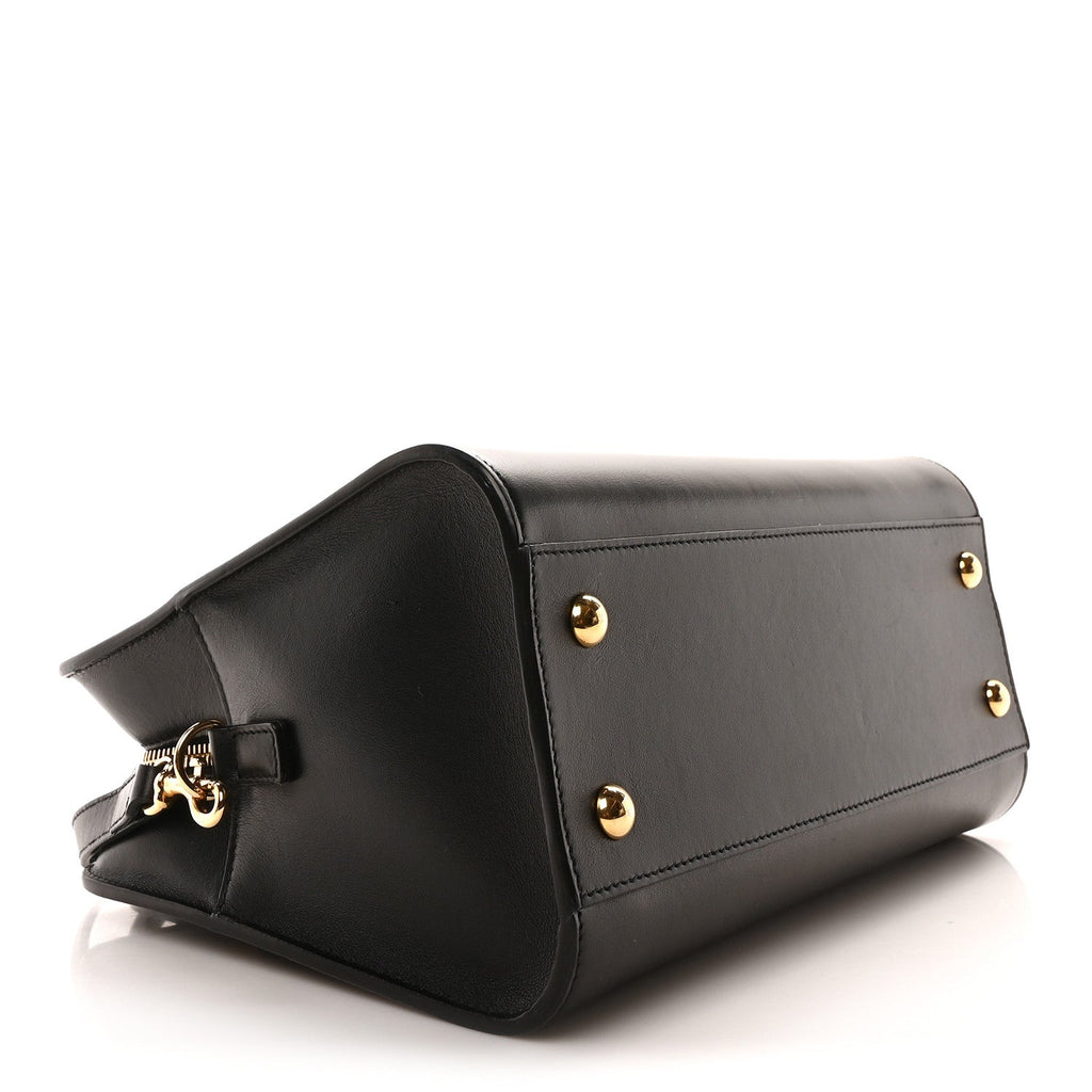 Calfskin Monogram Baby Cabas Black