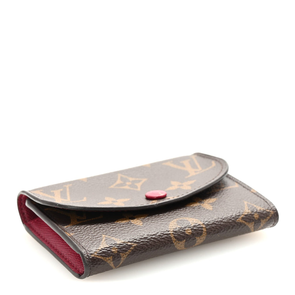 Monogram Rosalie Coin Purse Fuchsia