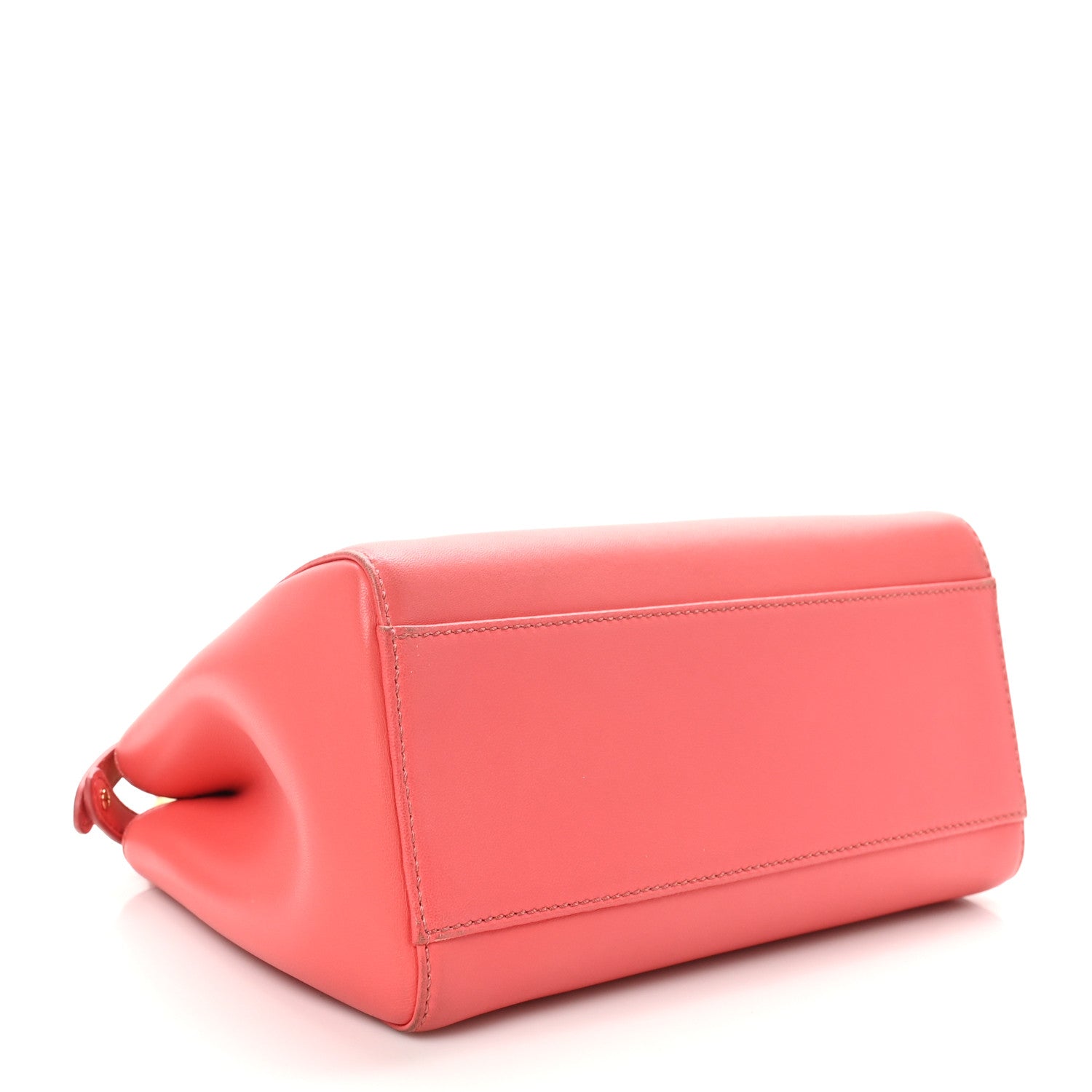 Nappa Stacked Bar Mini Peekaboo Iconic Satchel Lampone
