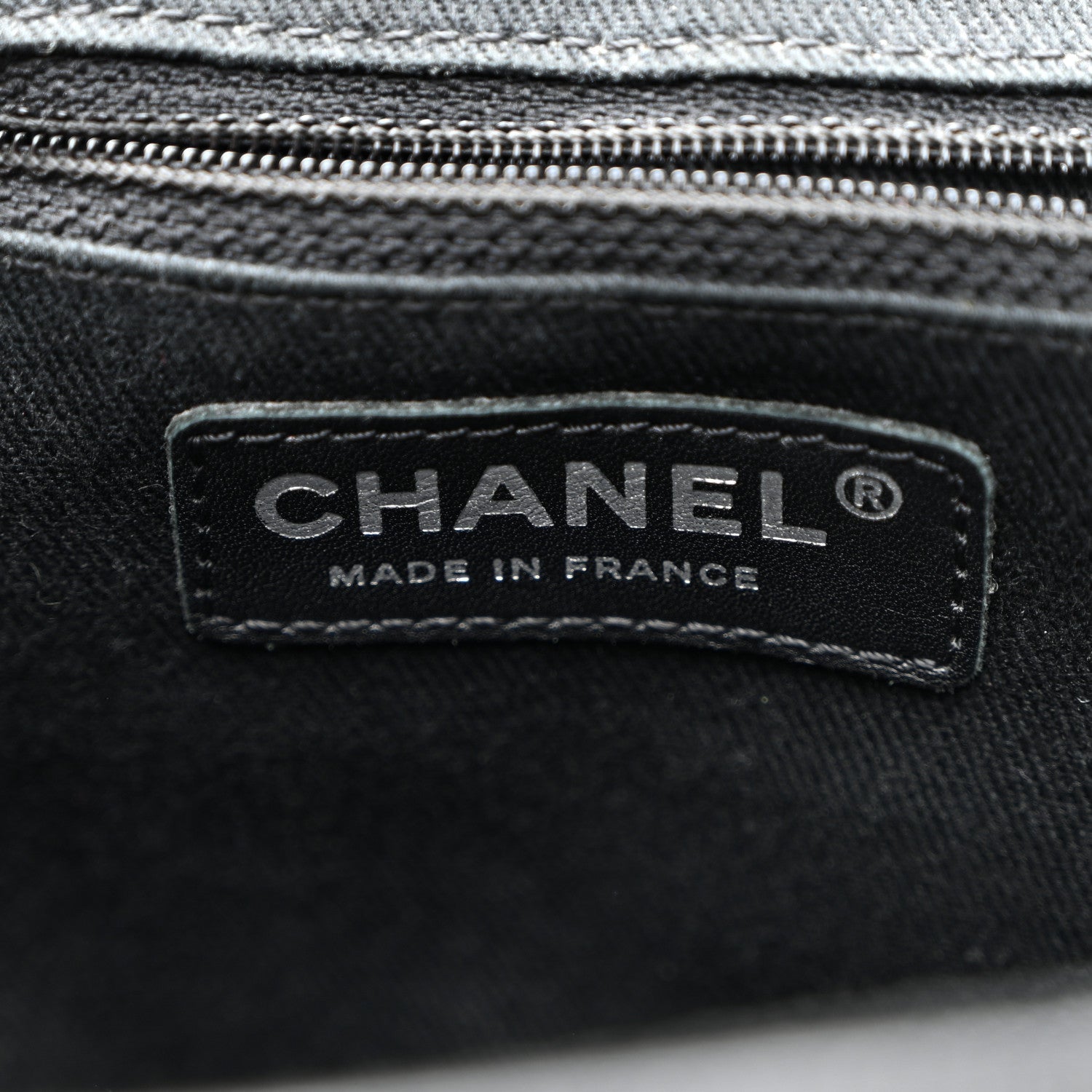 Caviar Half Moon Large Flap Black