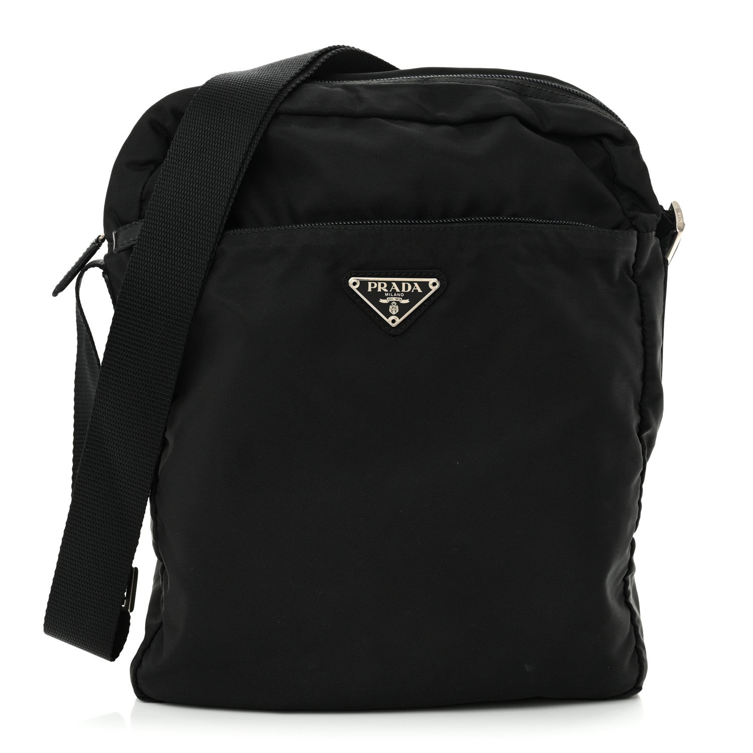 Tessuto Nylon Messenger Bag Black