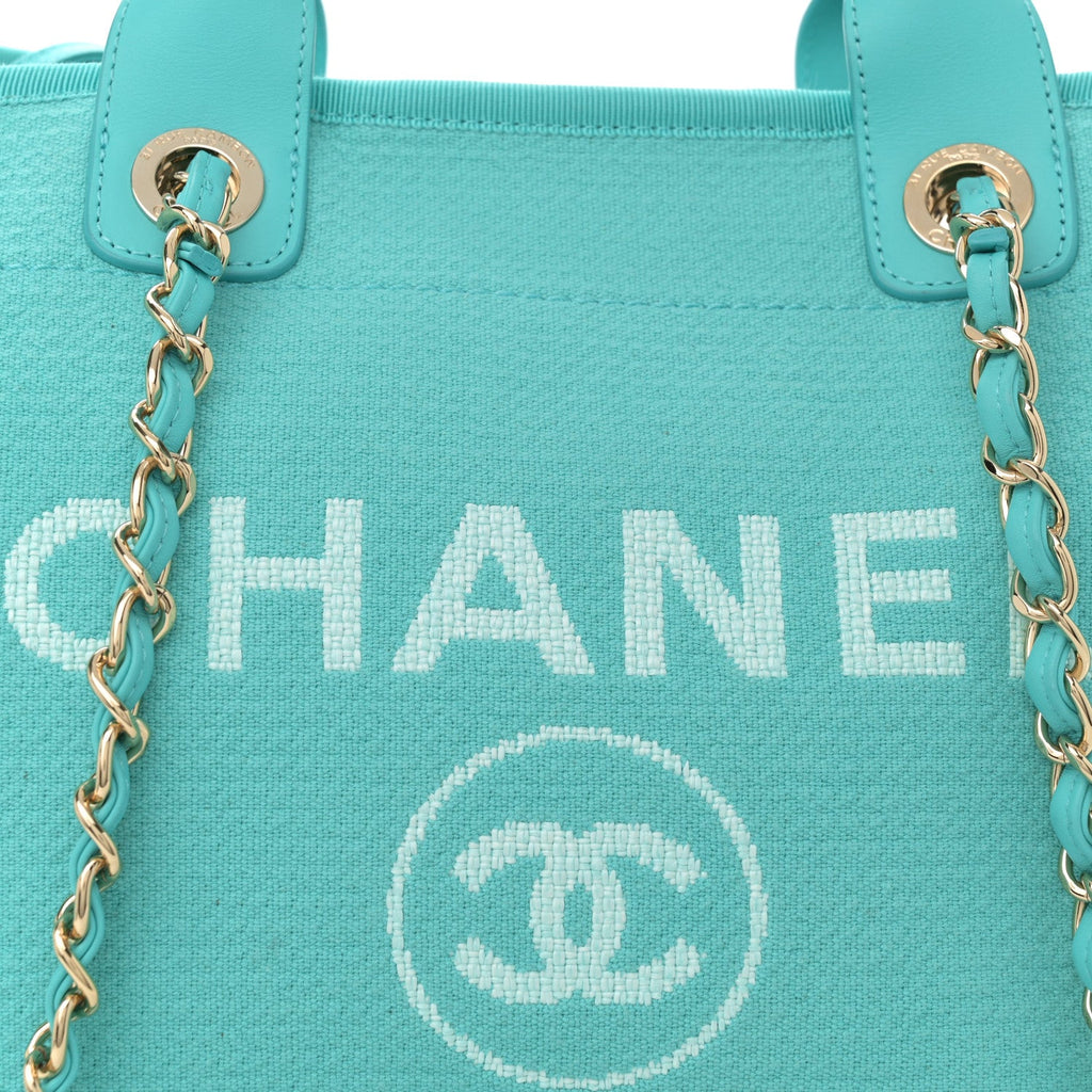 Mixed Fibers Medium Deauville Tote Turquoise