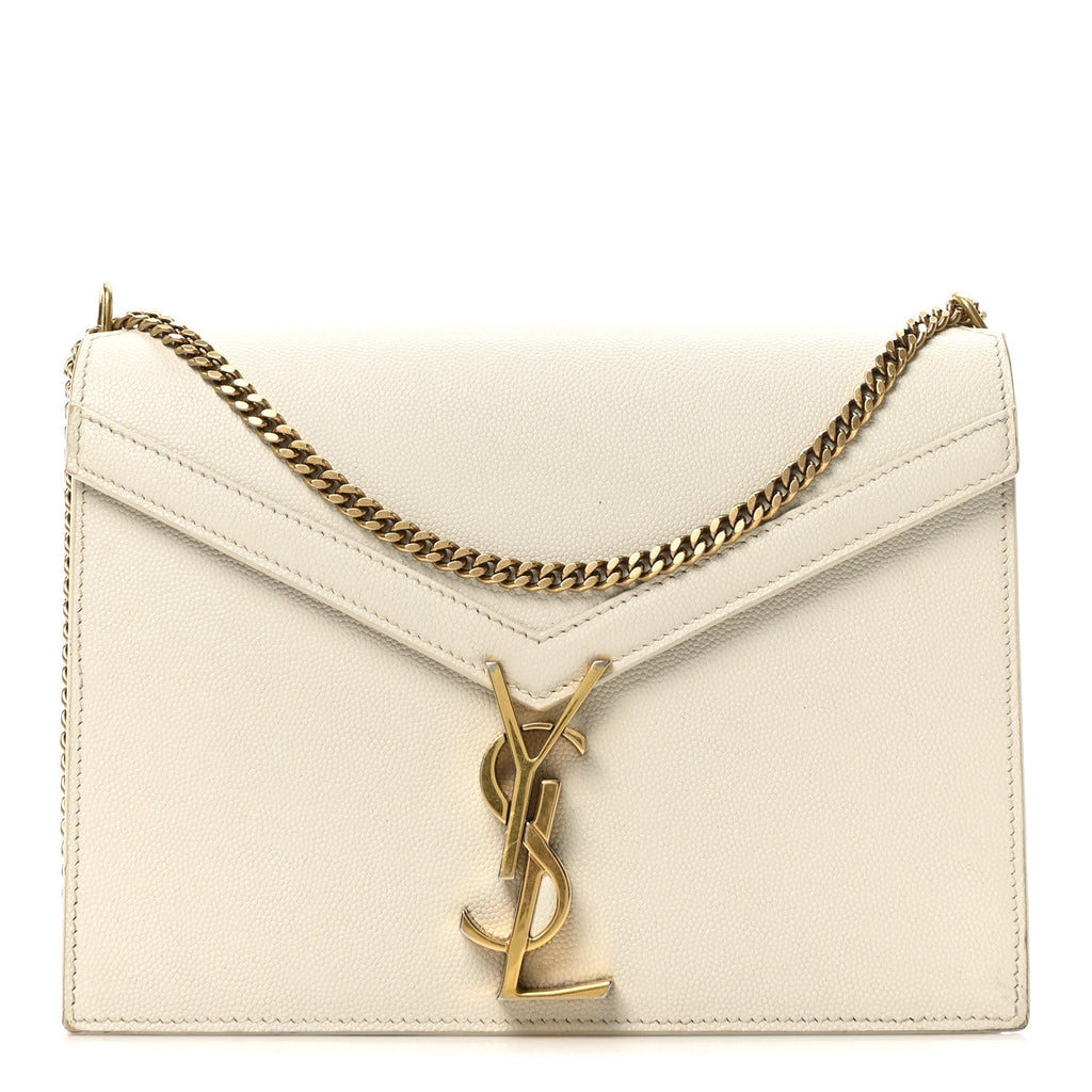 Grain De Poudre Monogram Cassandra Clasp Bag Crema Soft