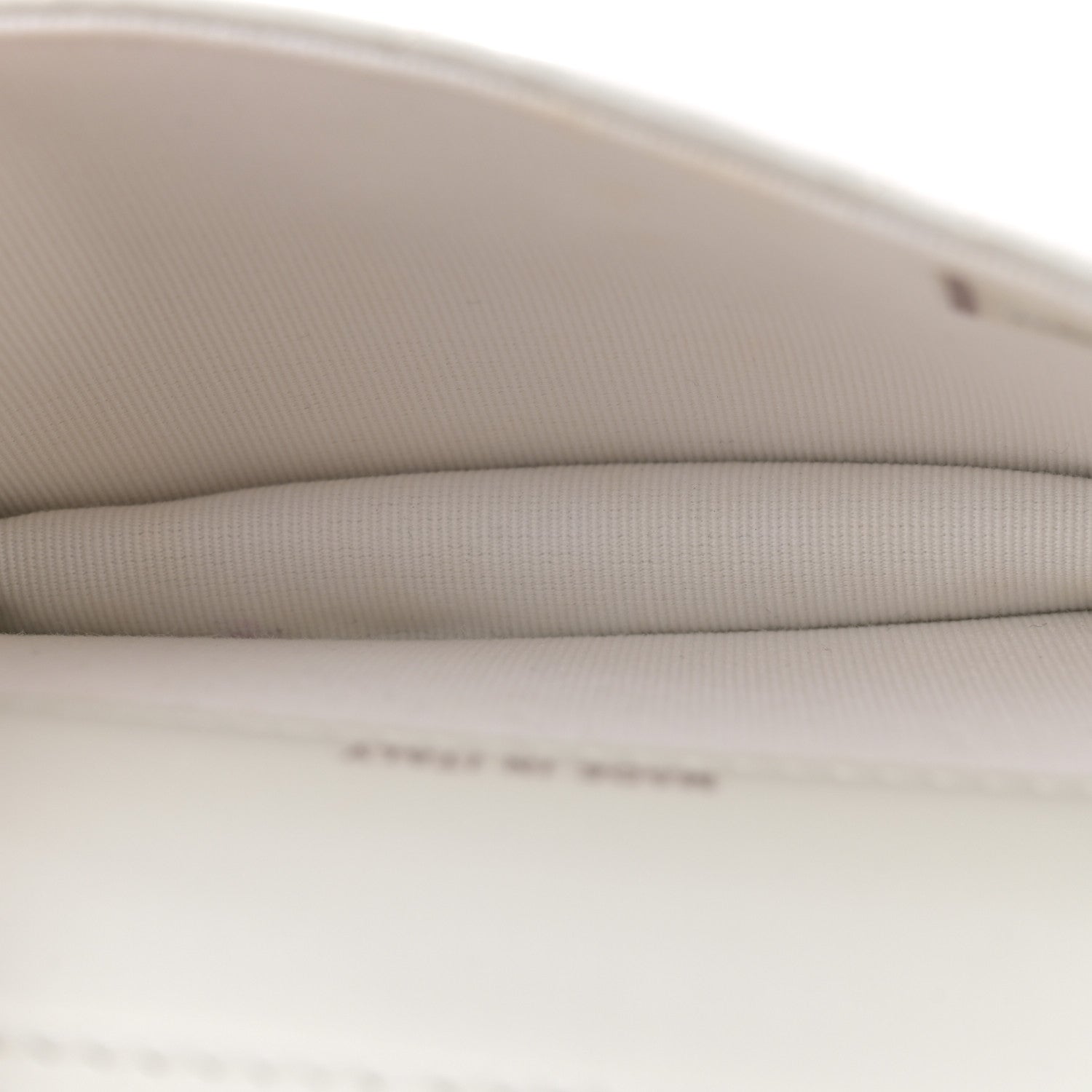 Iridescent Calfskin Quilted Mini Maxi Pearls Wallet On Chain WOC White