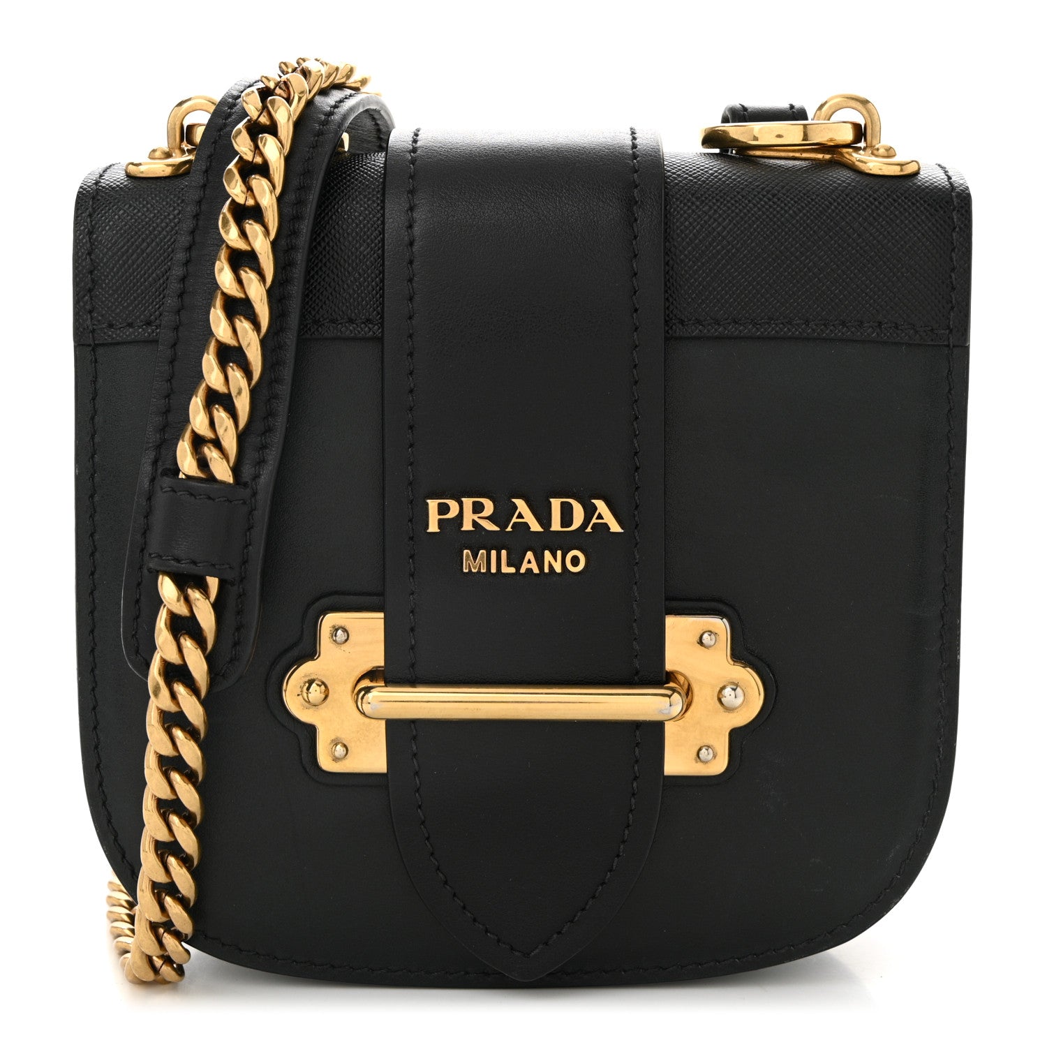 City Calf Saffiano Cahier Crossbody Bag Green